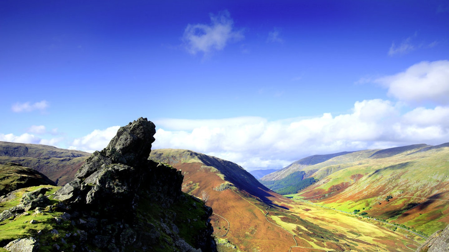 Helm Crag's Howitzer: an unmistakeable profile... and an unmissable challenge. Photo: Tom Bailey / Trail Magazine