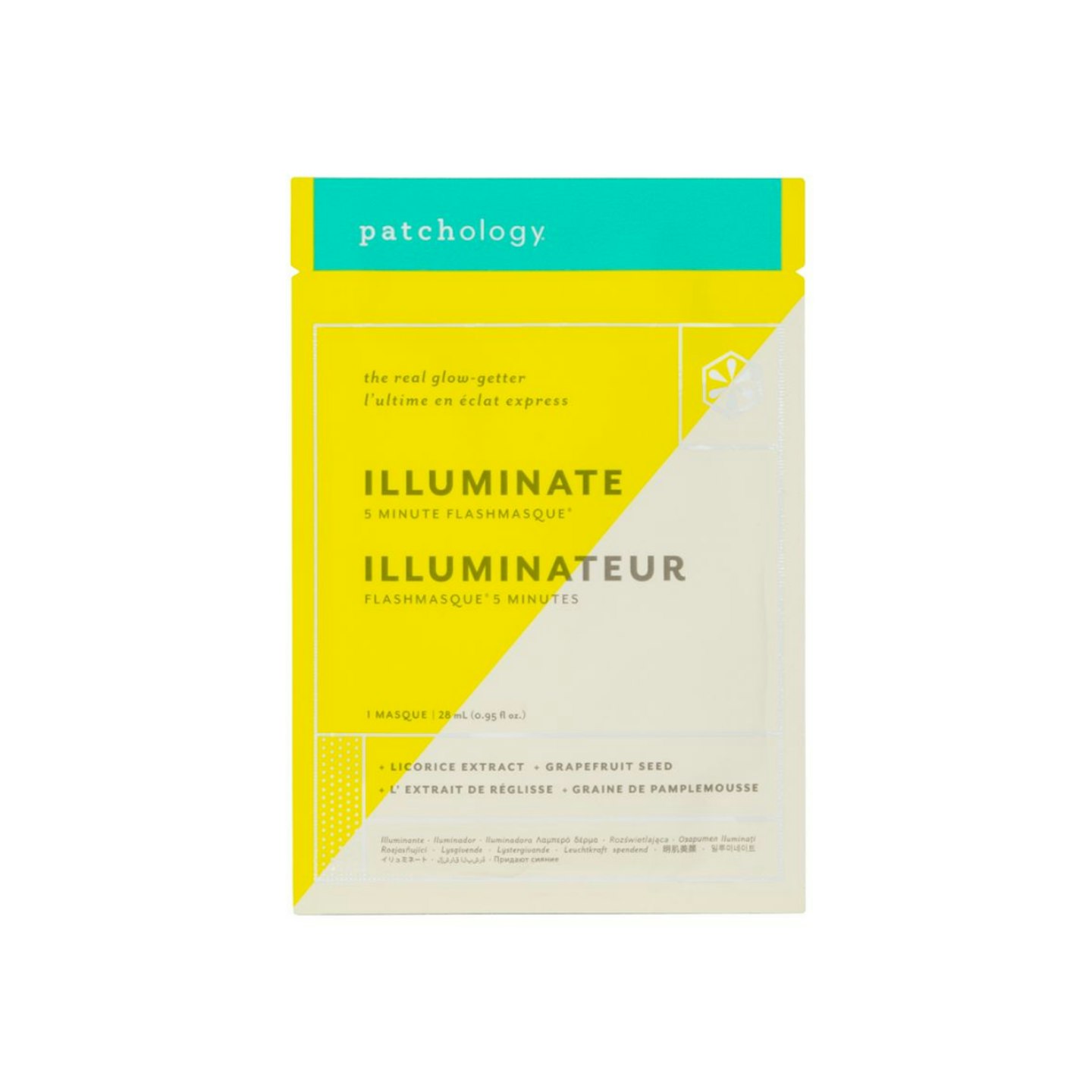 Patchology FlashMasque Illuminate 5 Minute Sheet Mask