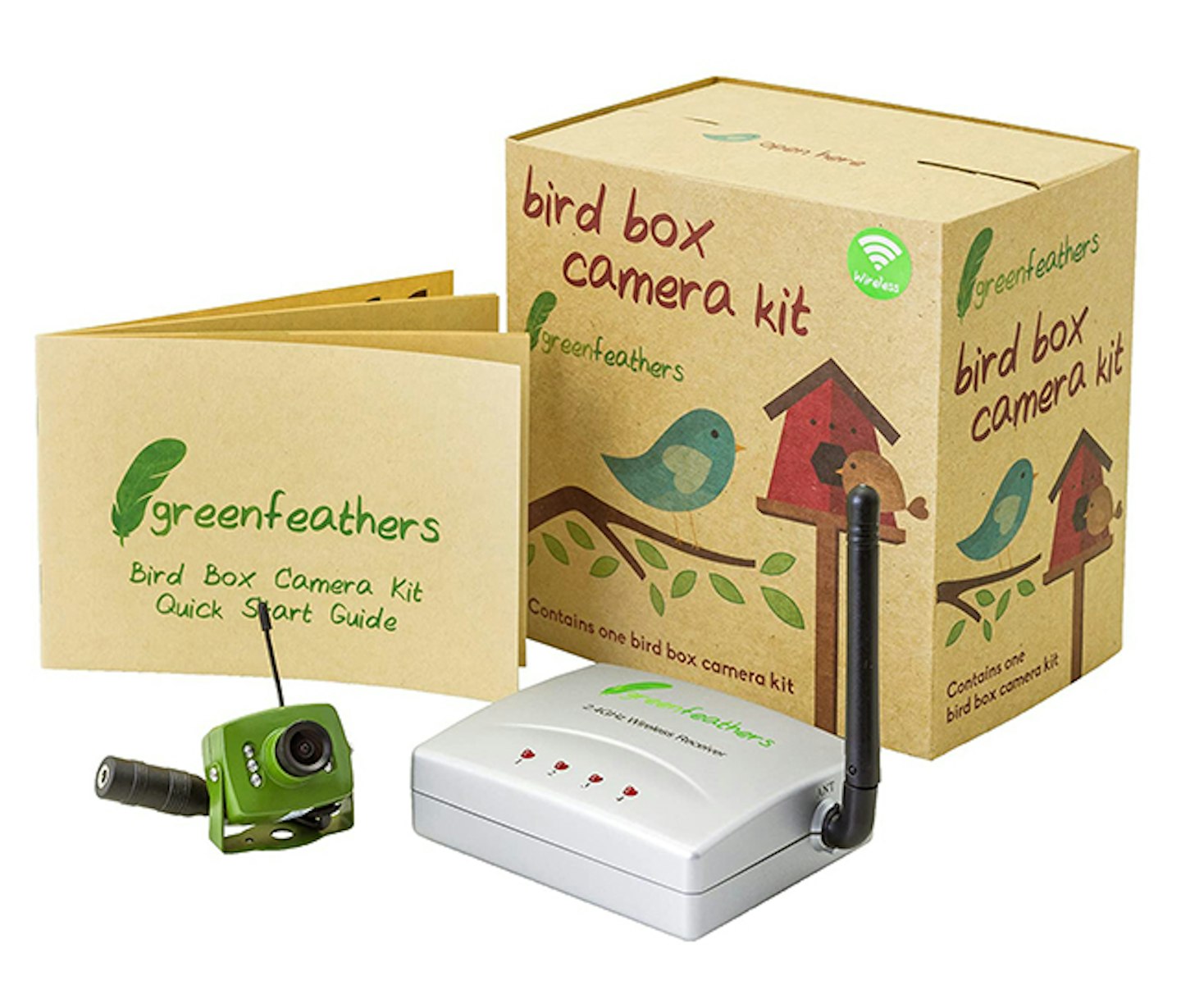 The best bird-watching gifts: Green Feathers Wireless Bird Box
