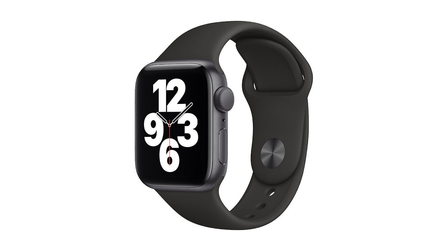 Apple Watch SE Space Grey Aluminium Case with Black Sport Band
