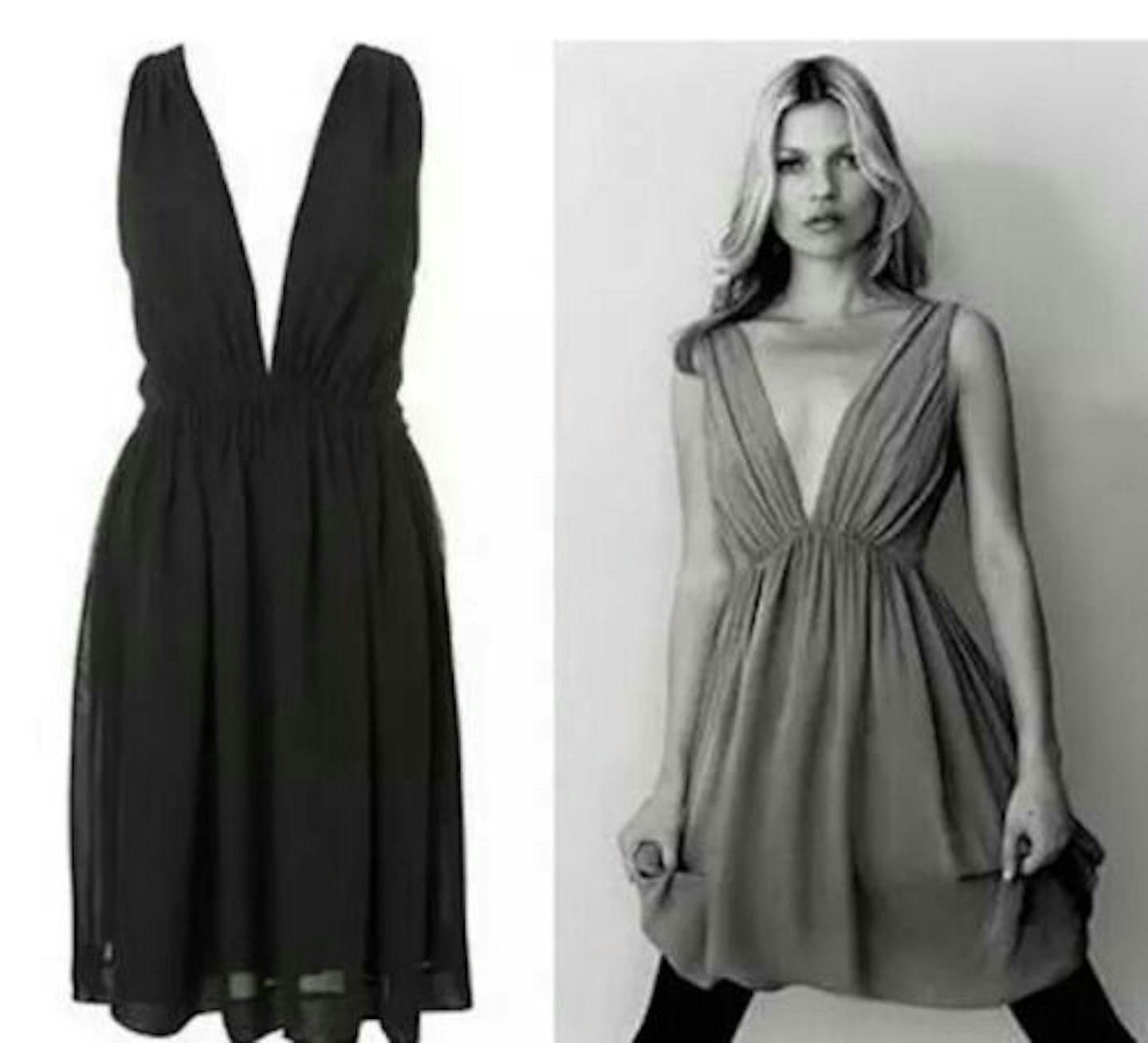 Black Plunge Dress, From £8