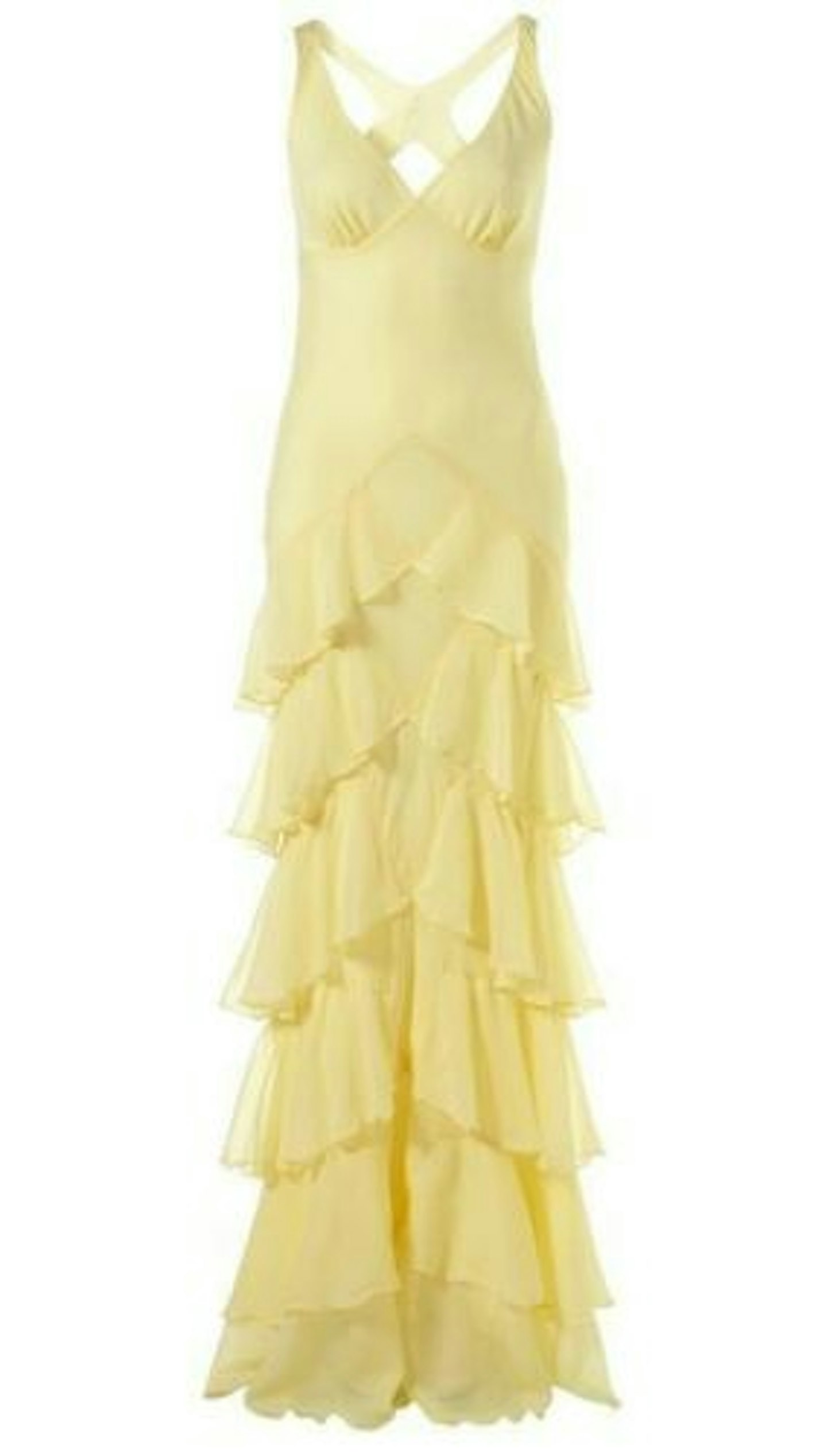Yellow Silk Maxi Dress, £299.99