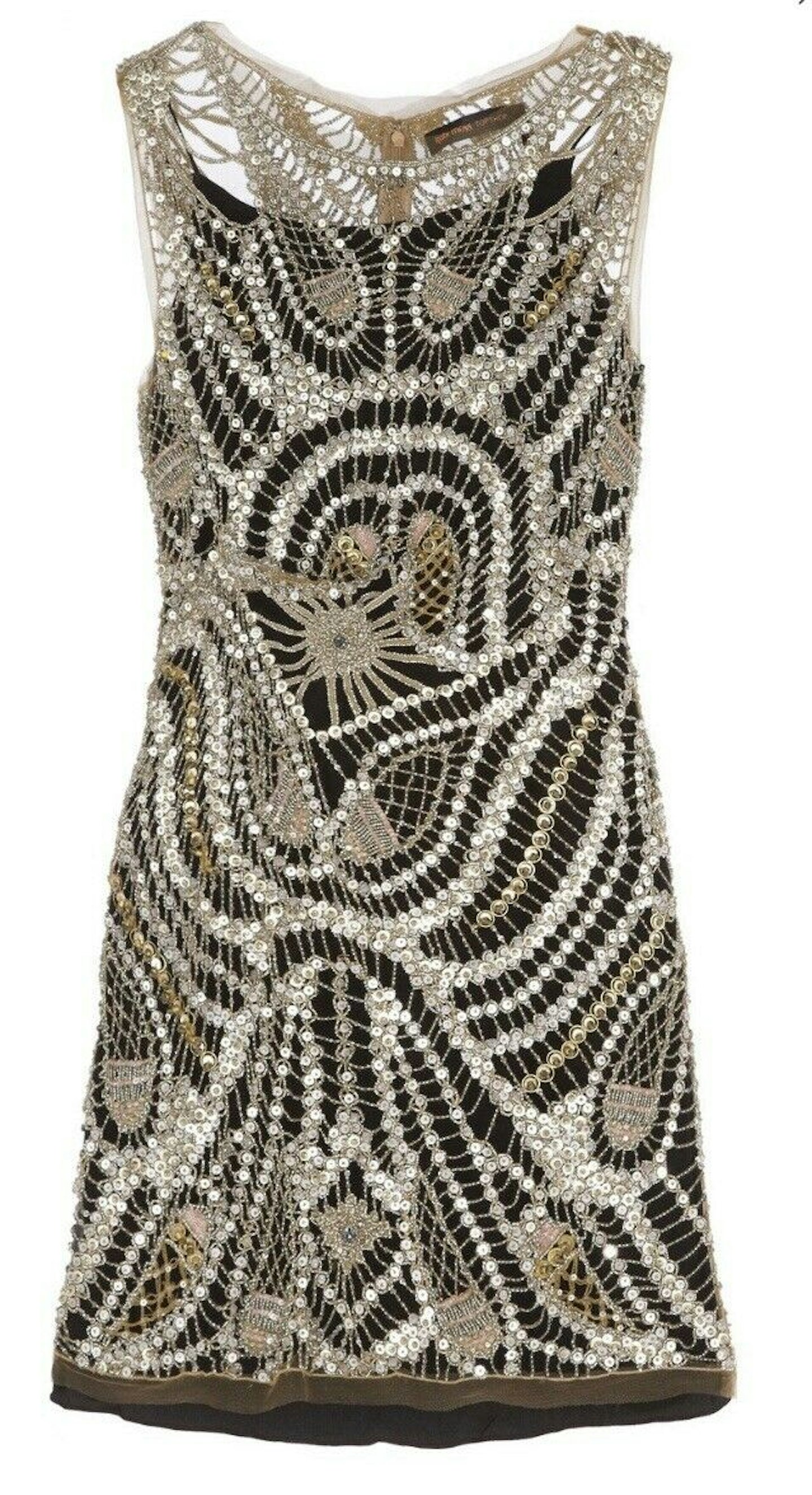 Cobweb Beaded Dress, £500