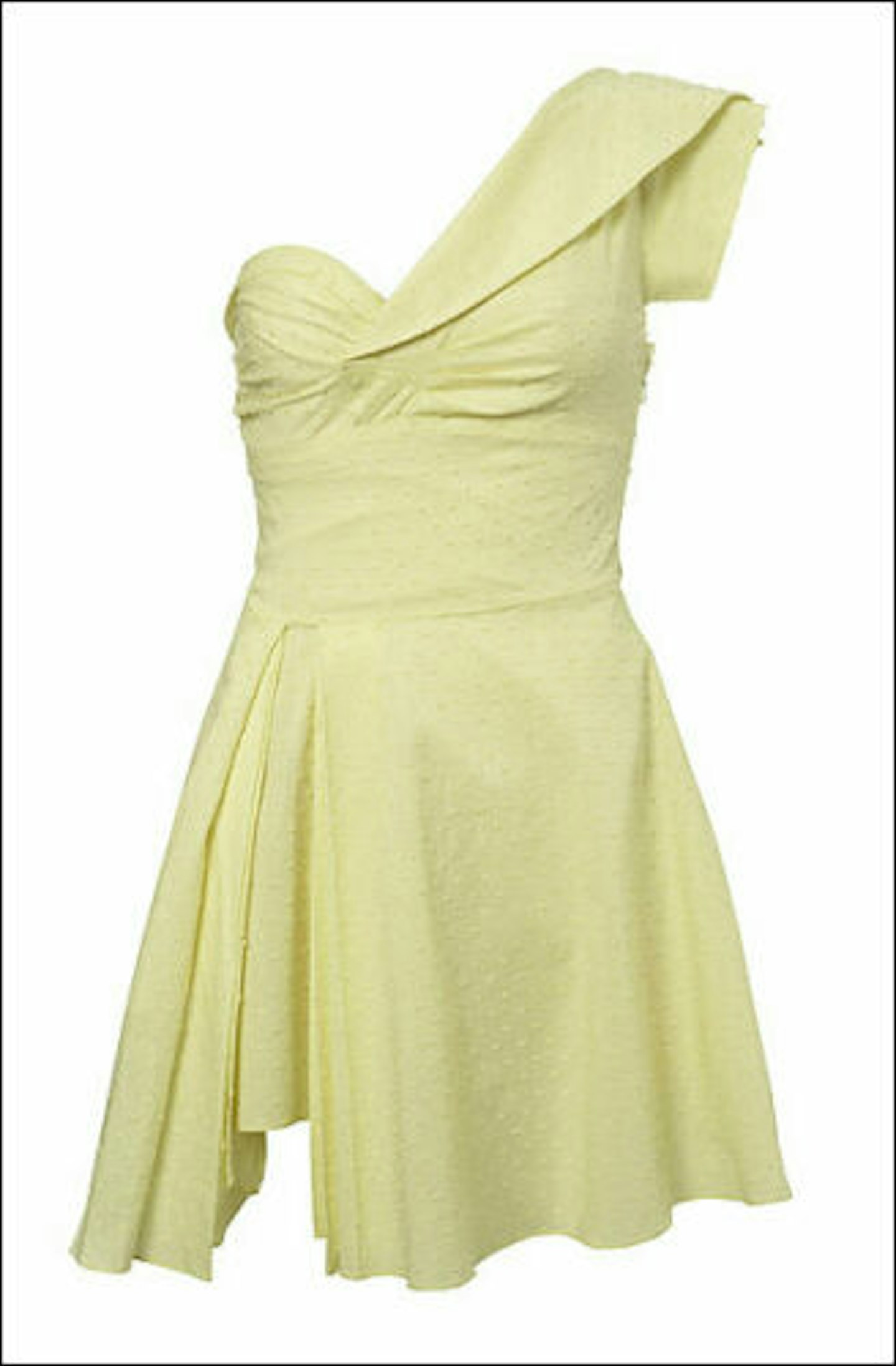 Yellow Dobby Dress, £50