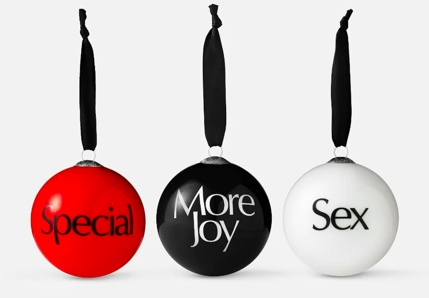 Christopher Kane, More Joy, Sex And Special Pack Of Three Baubles, £90
