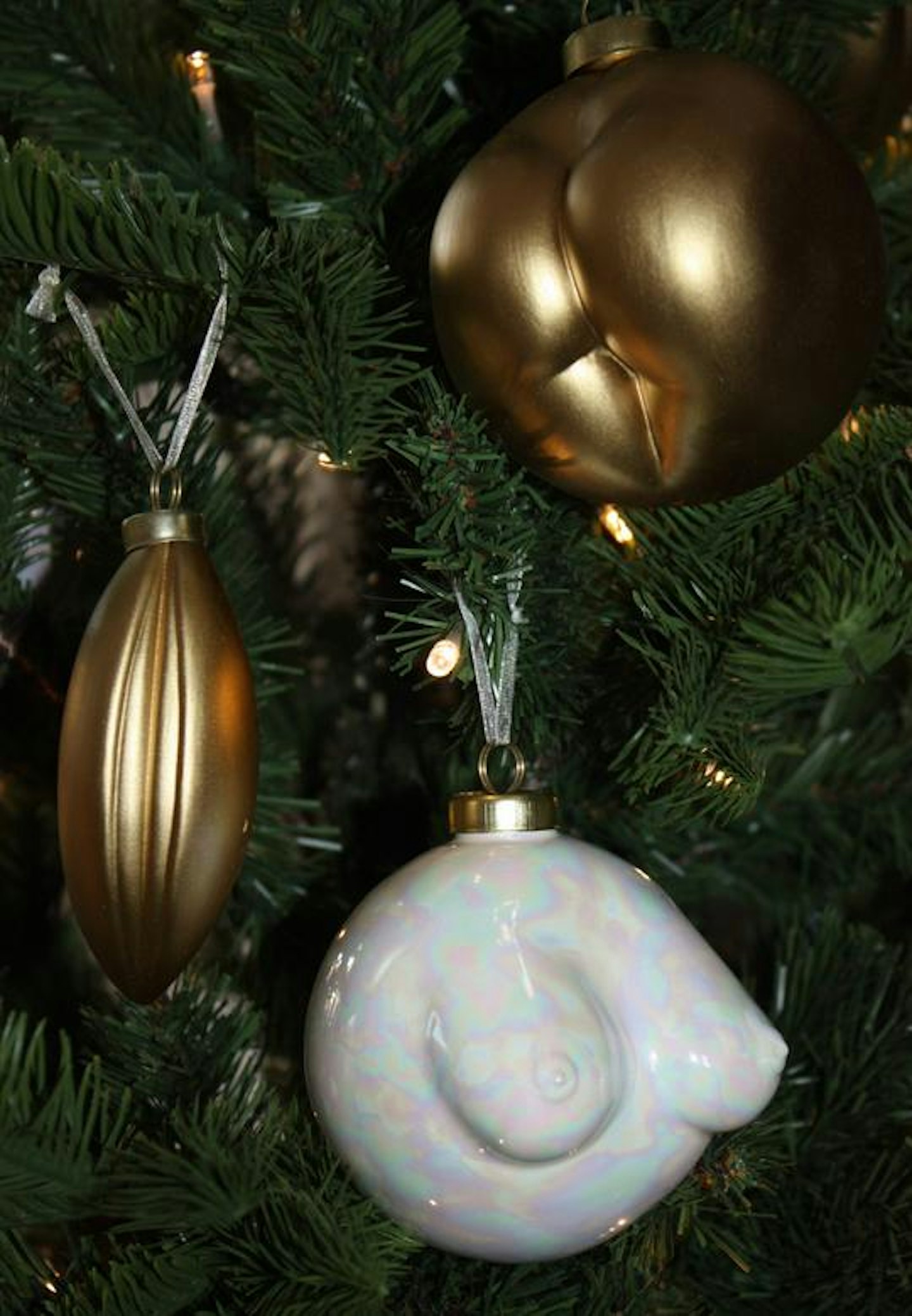 Anissa Kermiche, Pornament Baubles Trio Pearlescent, £95