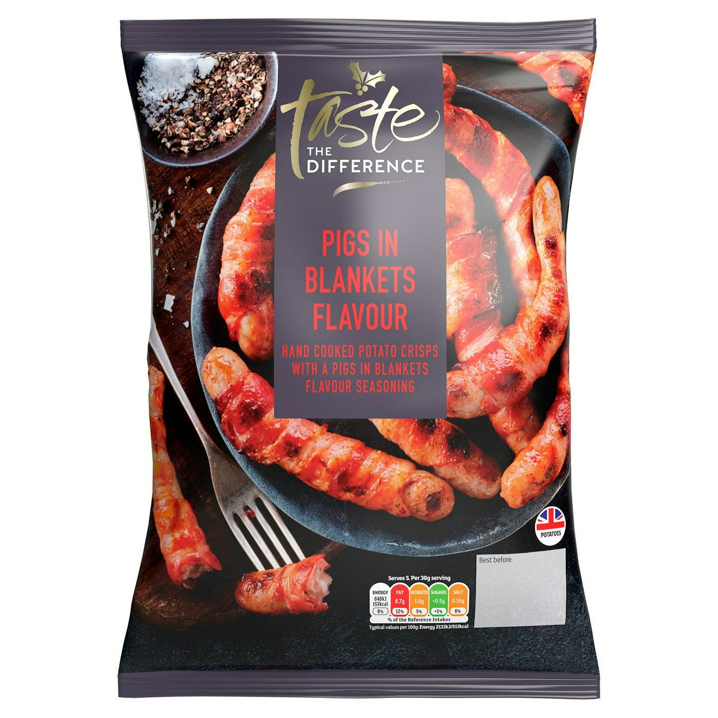 Sainsbury's Pigs In Blankets Crisp, Taste the Difference, £1