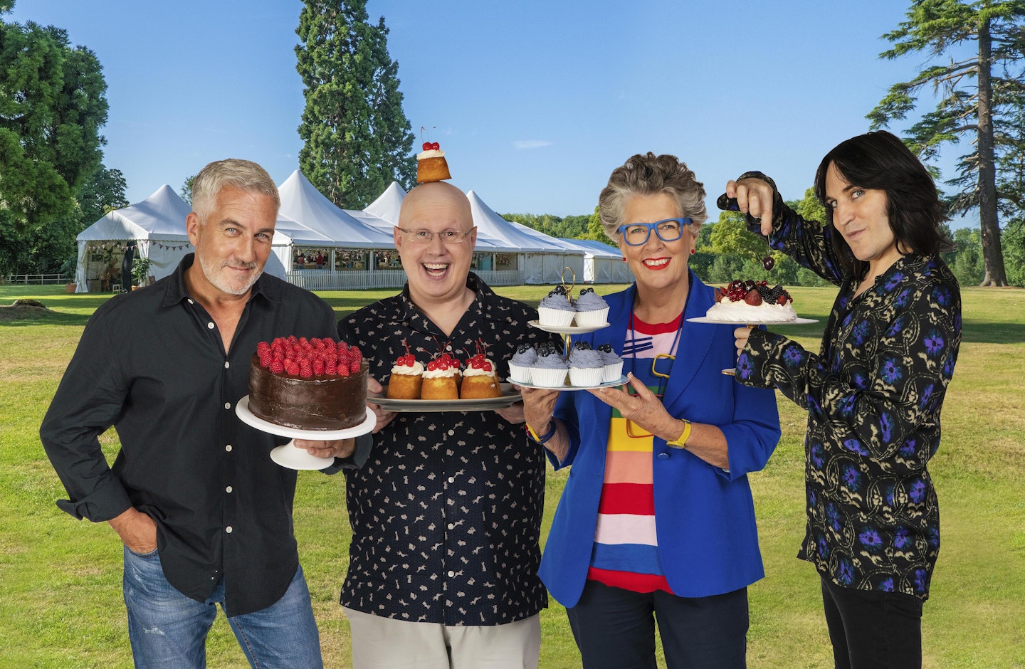 Great British Bake Off judges and hosts