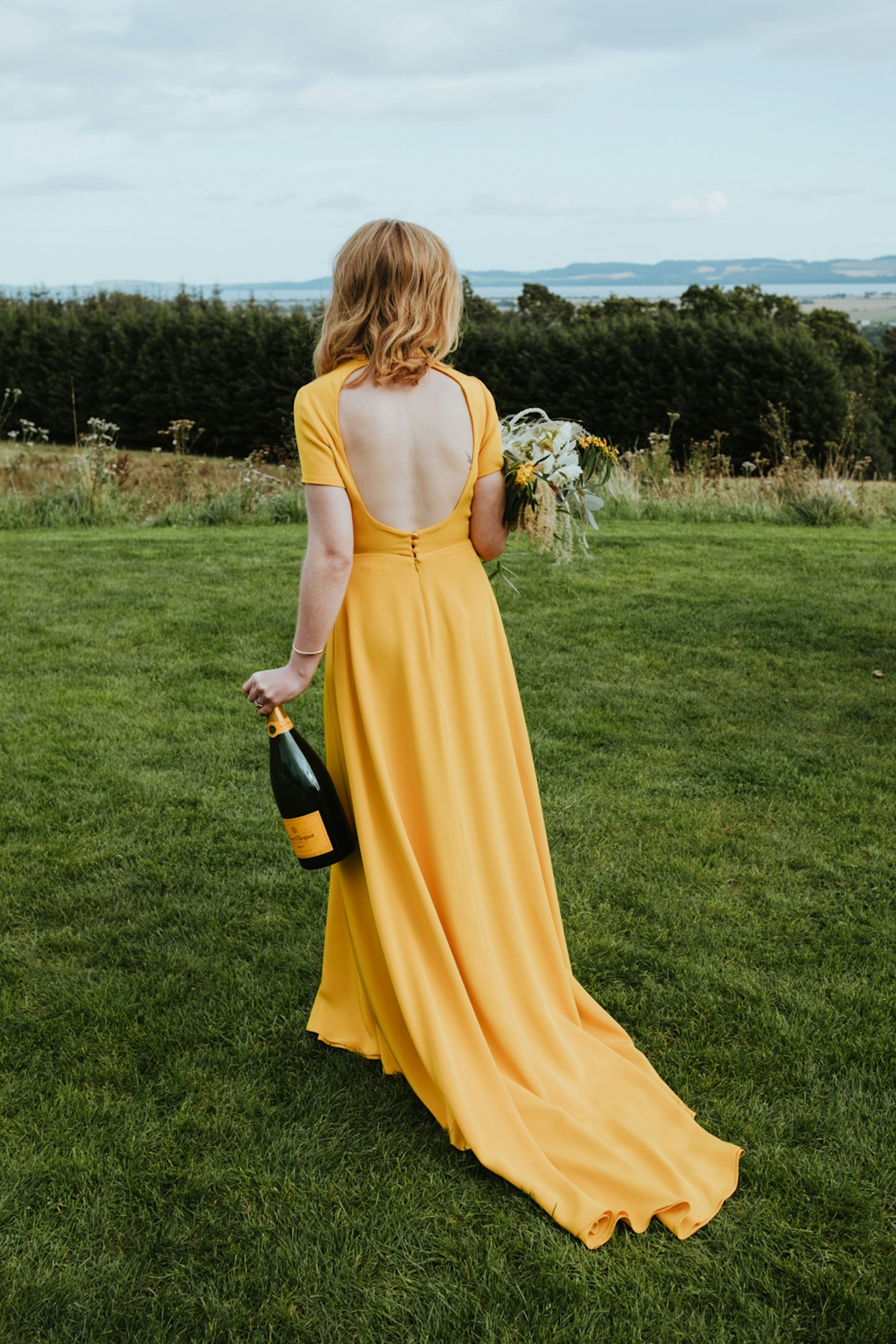 Real bride Alana in Sarah Seven’s Marigold Sullivan