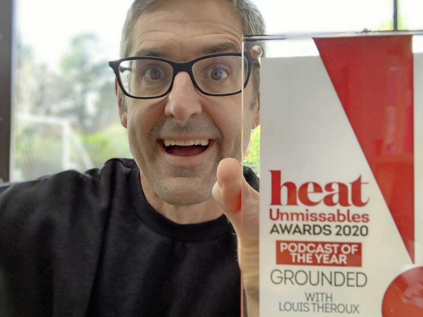 Louis Theroux heat Unmissables Awards