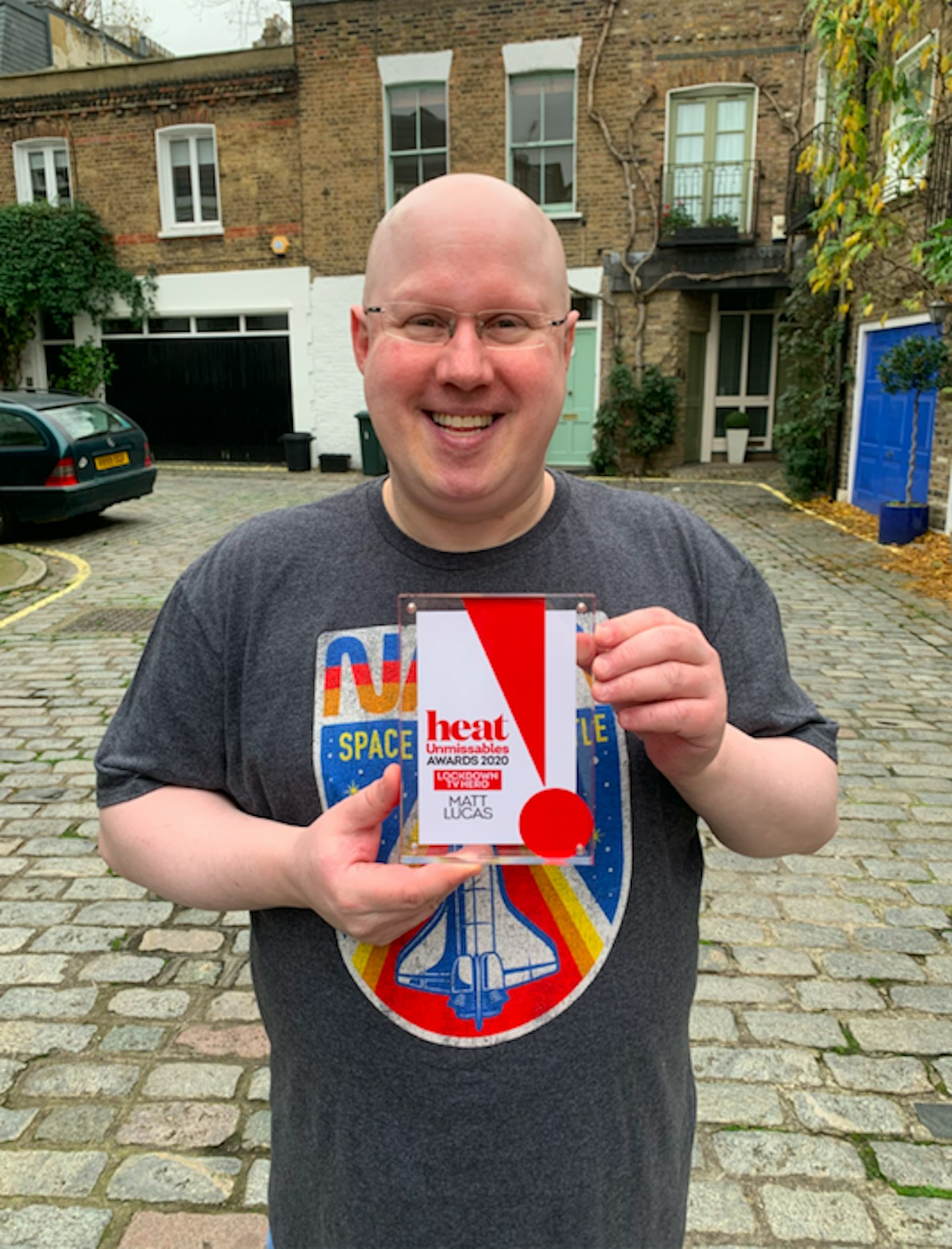 Matt Lucas heat Unmissables Awards