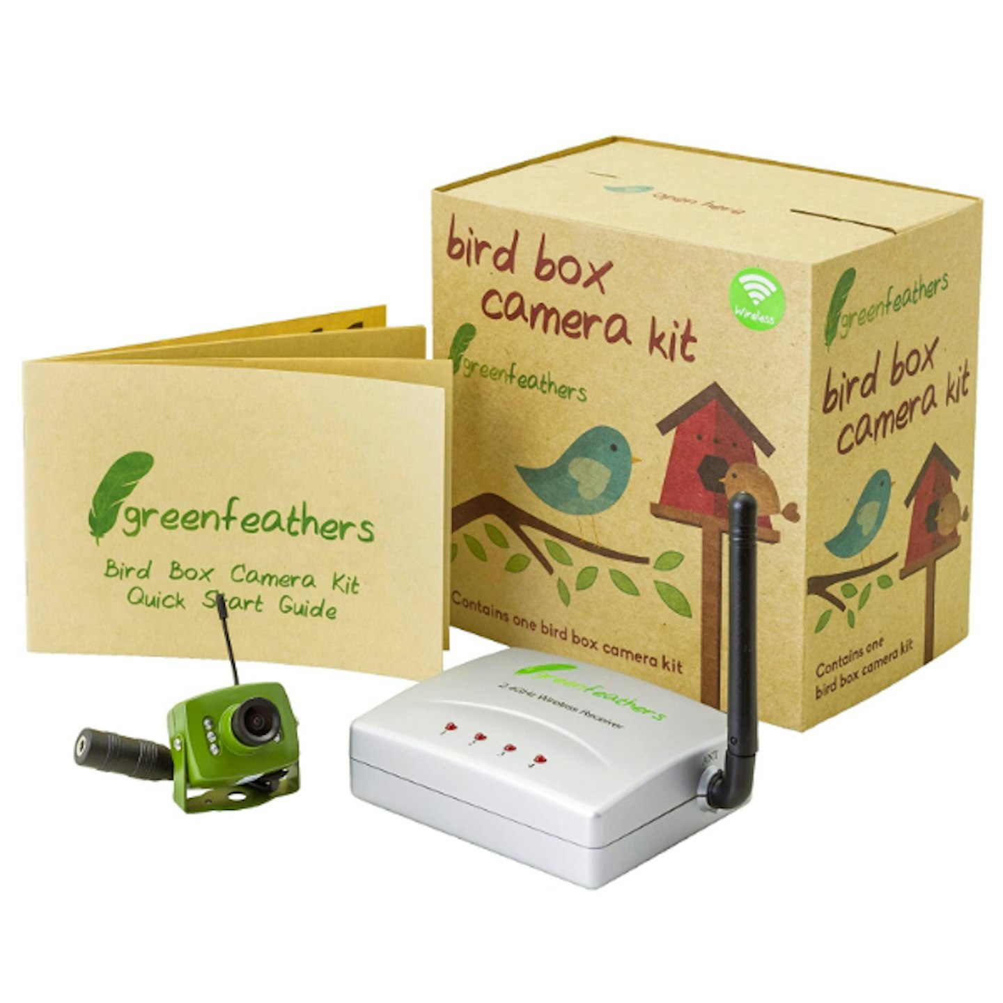 Green Feathers Wireless Wildlife HD Camera