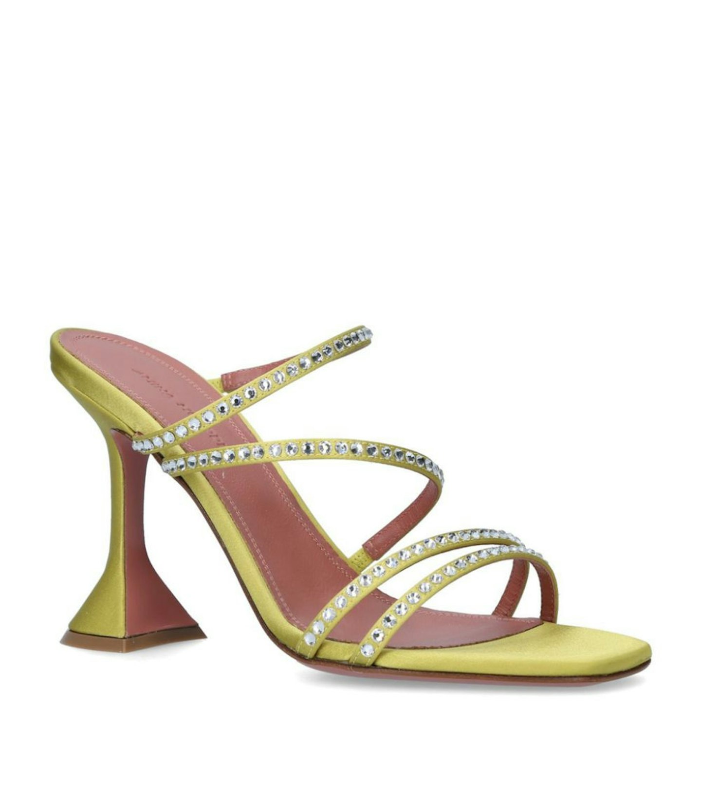 Amina Muaddi, Satin Naima Sandals, £790