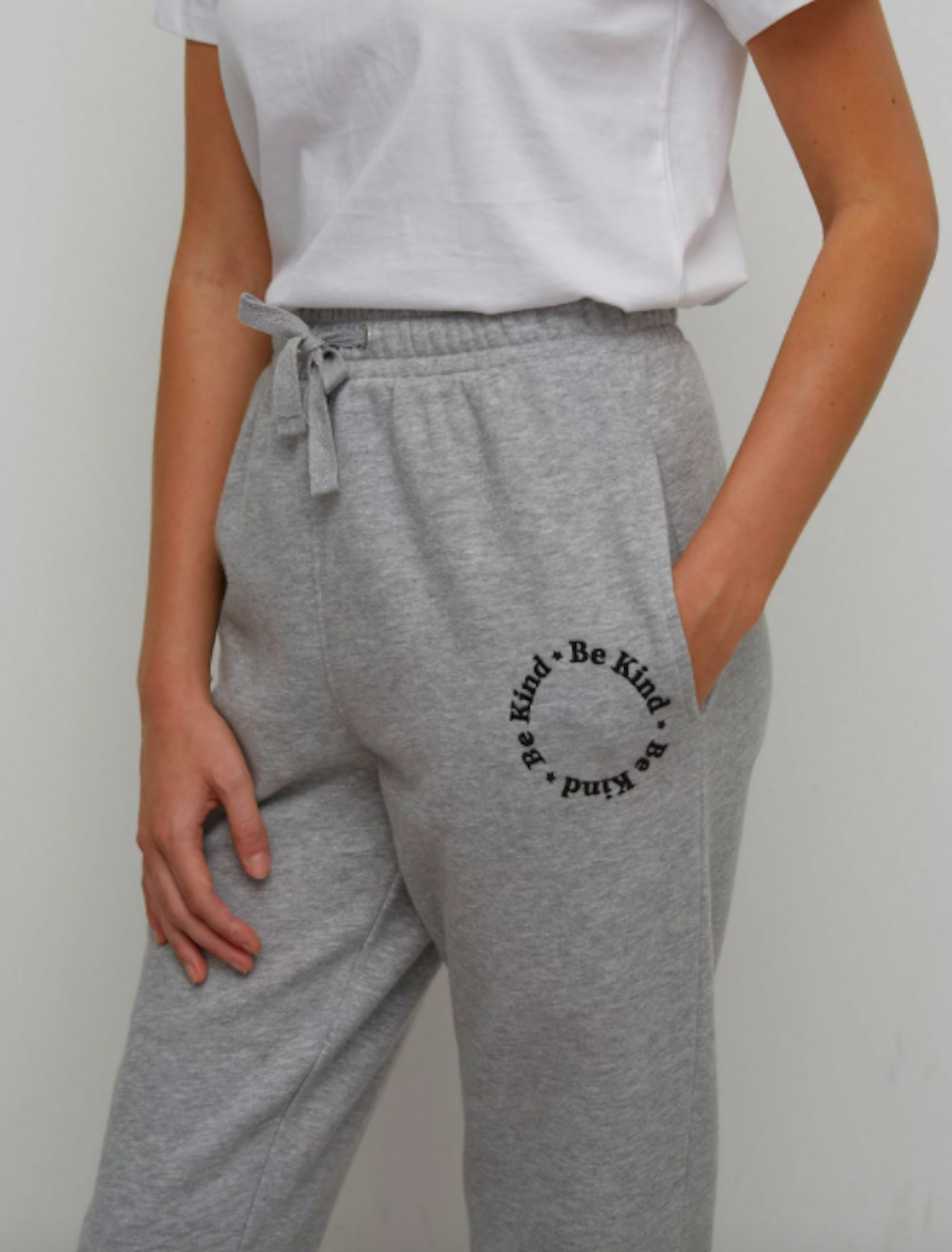 Grey Tapered Joggers, £28