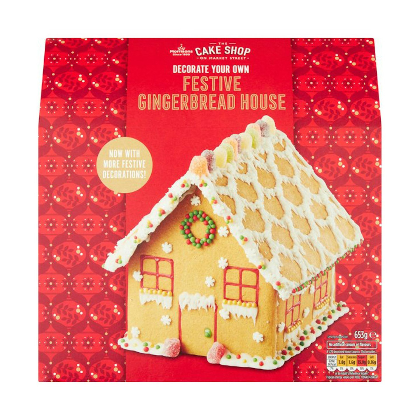 Morrisons Decorate Your Own Festive Gingerbread House