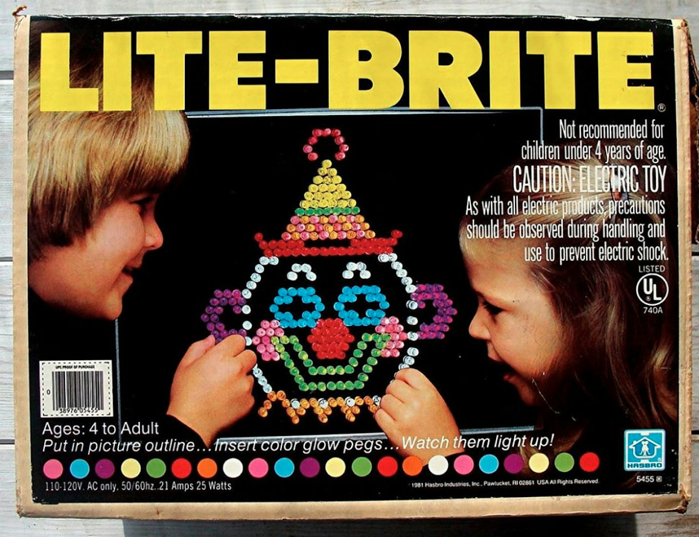 70s toys: Lite-Brite