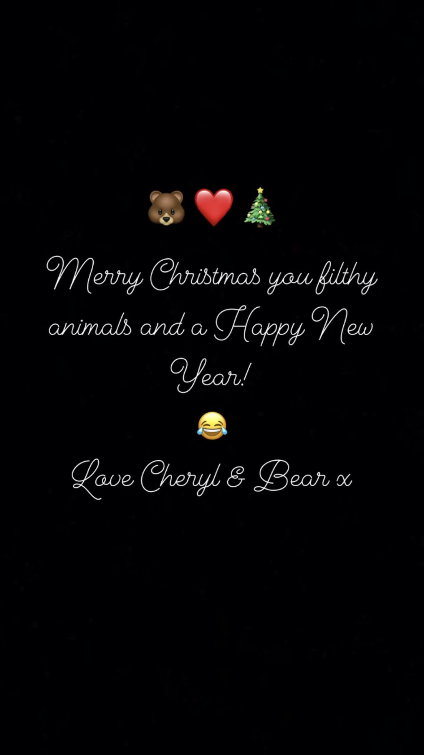 Bear Payne Christmas message