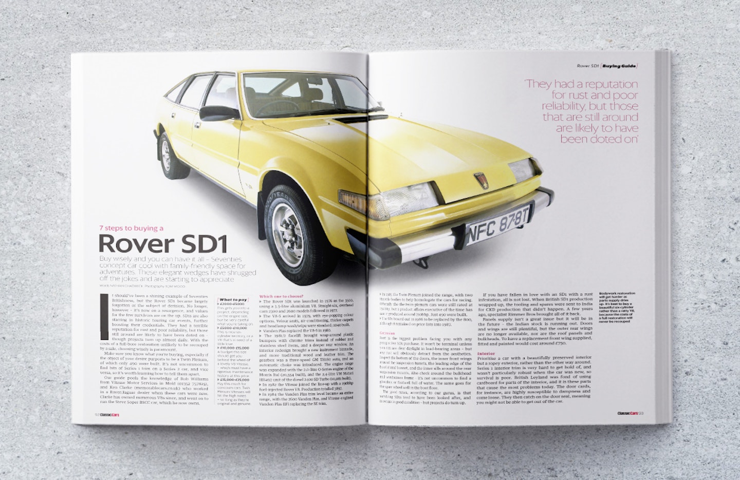 Rover SD1 buying guide