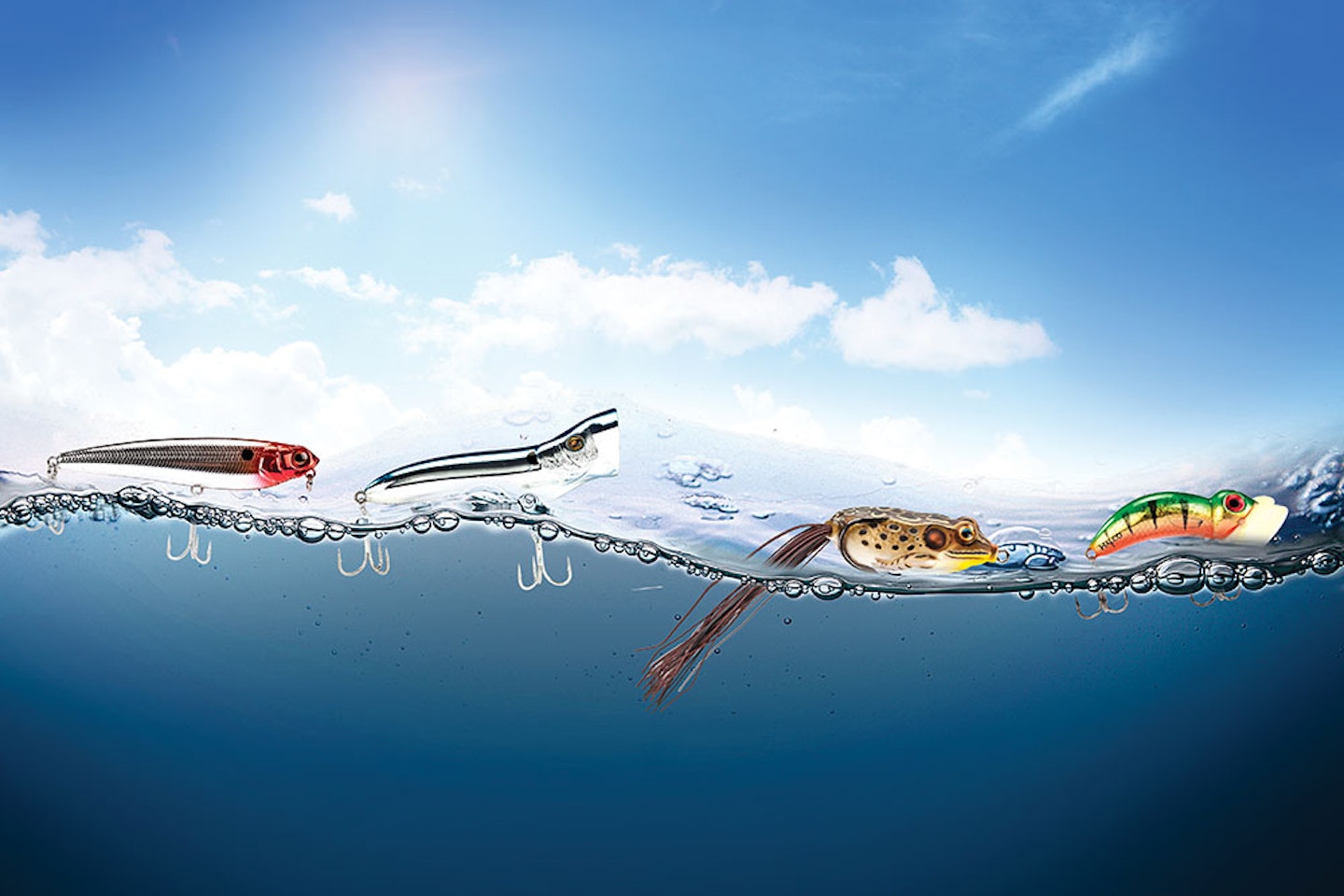 4 GREAT LURES FOR SURFACE ACTION