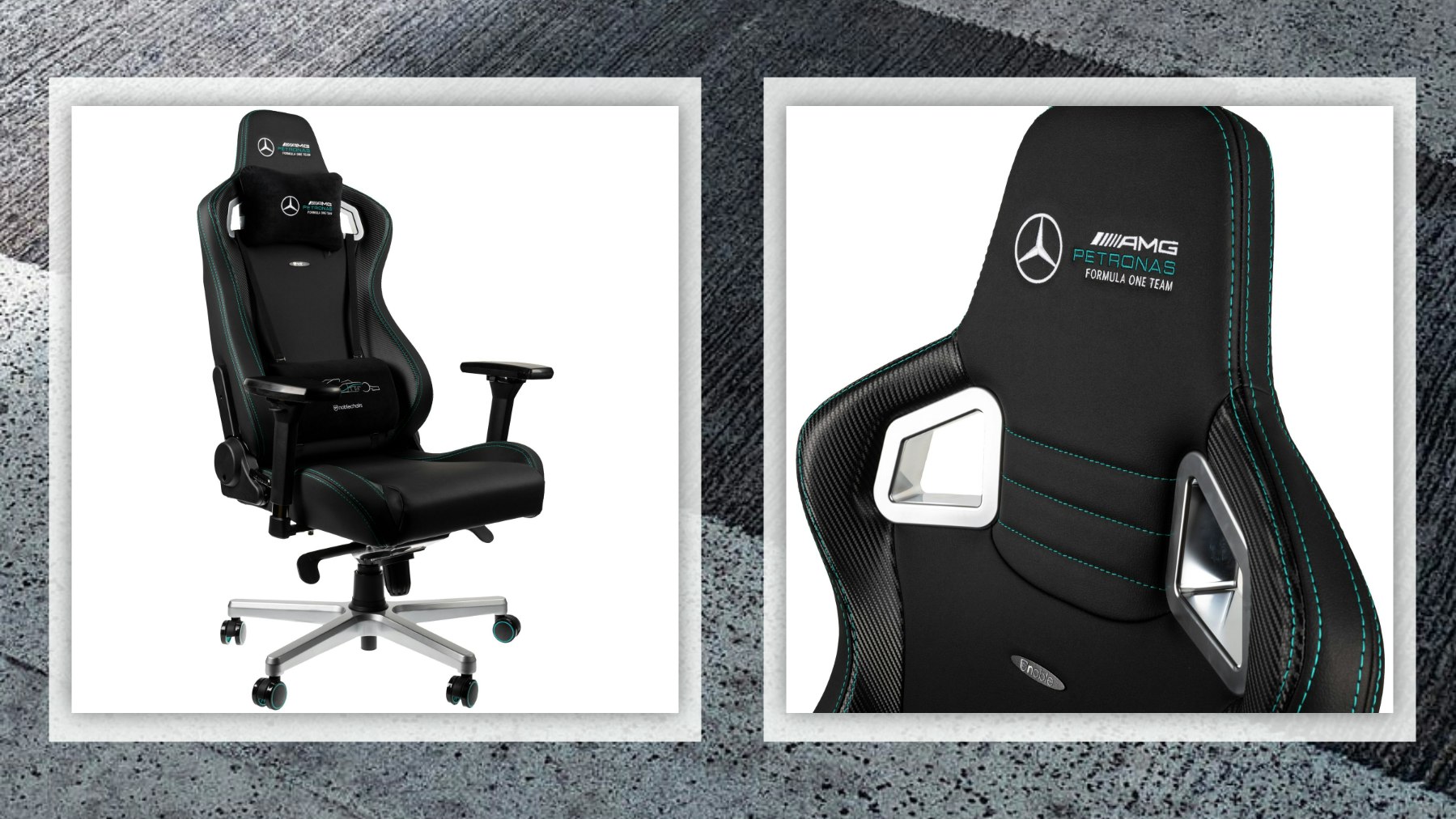 Noblechairs EPIC Mercedes-AMG Petronas Formula One Team Edition, herné kreslo Noblechairs EPIC Mercedes-AMG Petronas Formula One Team Edition, herné kreslo