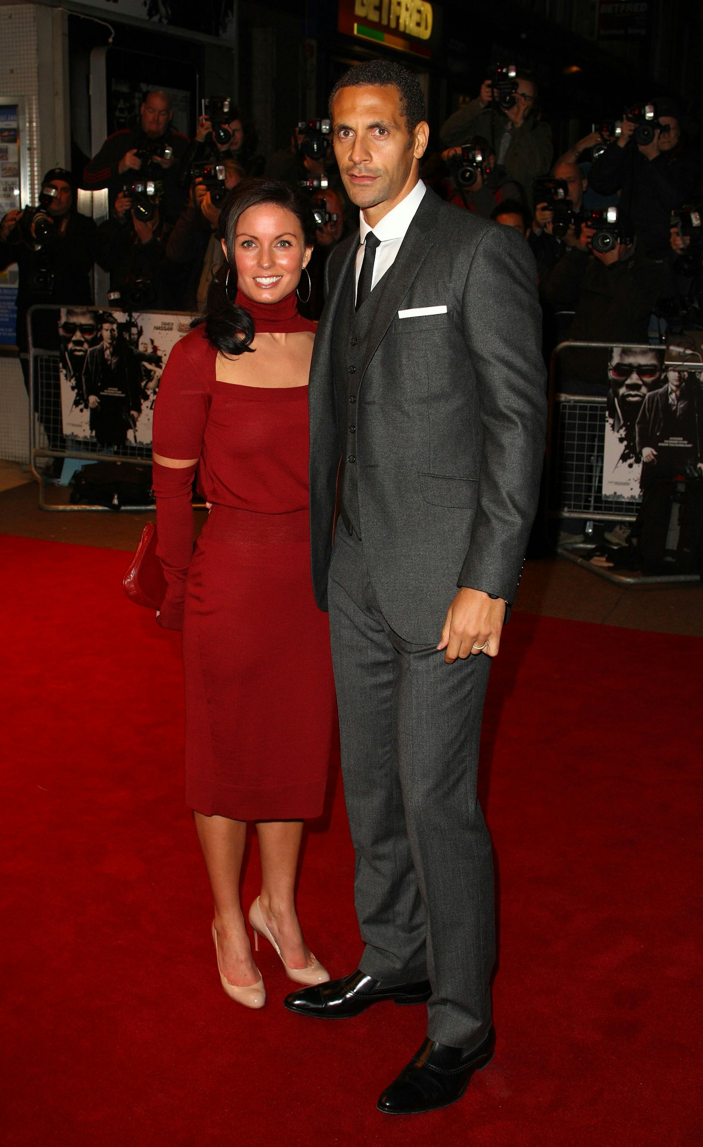 Rio Ferdinand and Rebecca Ellison