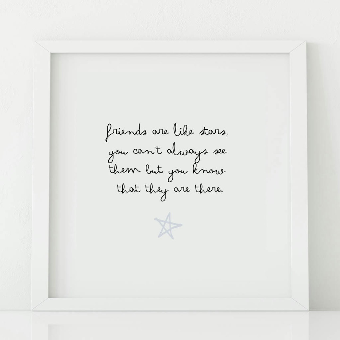 'Friends Are Like Starsu2026' Print By Leonora Hammond