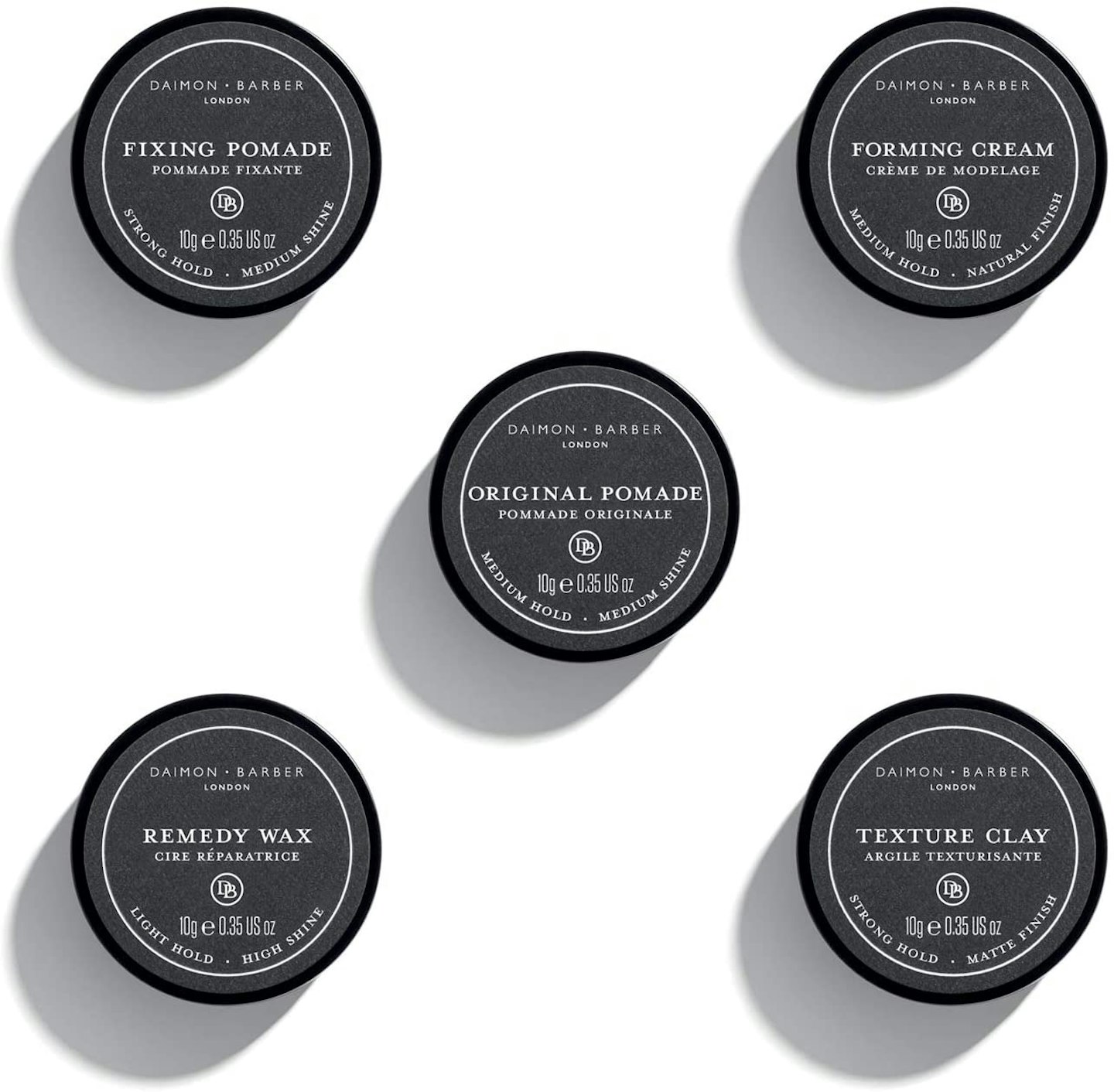 Daimon Barber Hair Styling World Traveller 5-Piece Set