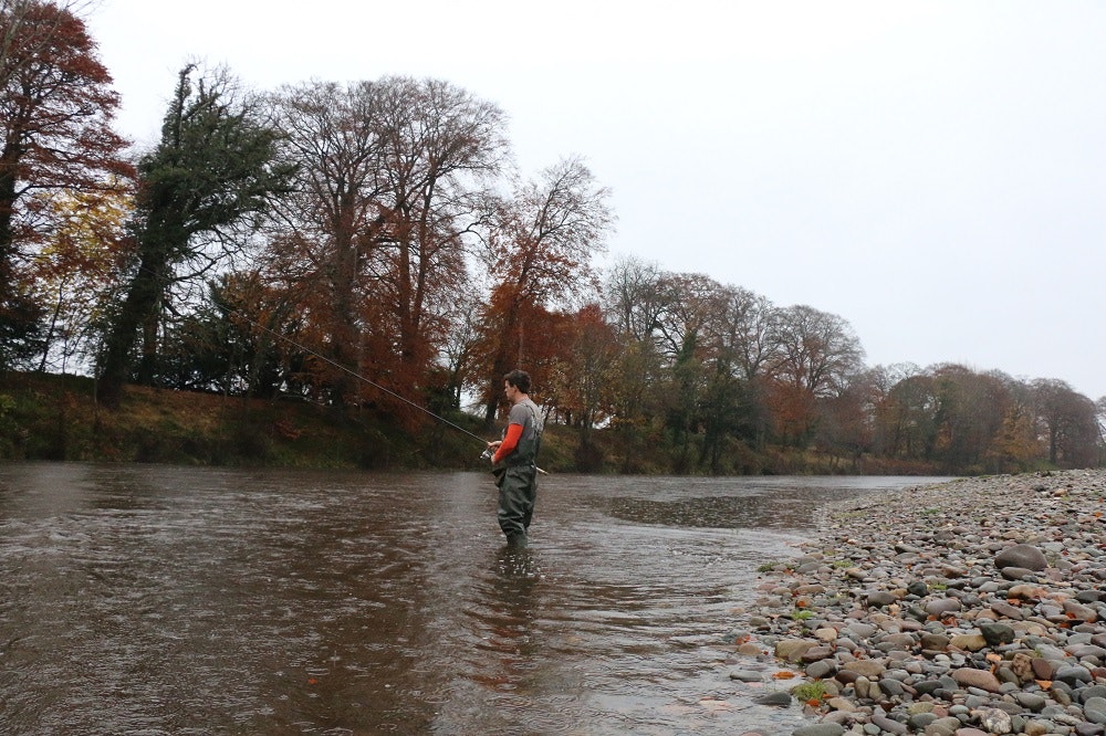 Warwick Hall on the River Eden is a great place to trot for grayling 