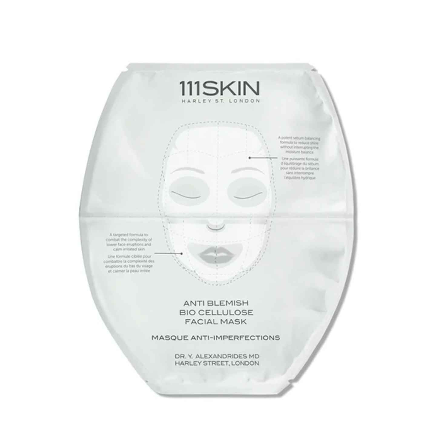 111 Skin, Anti Blemish Bio Cellulose Facial Mask, £20
