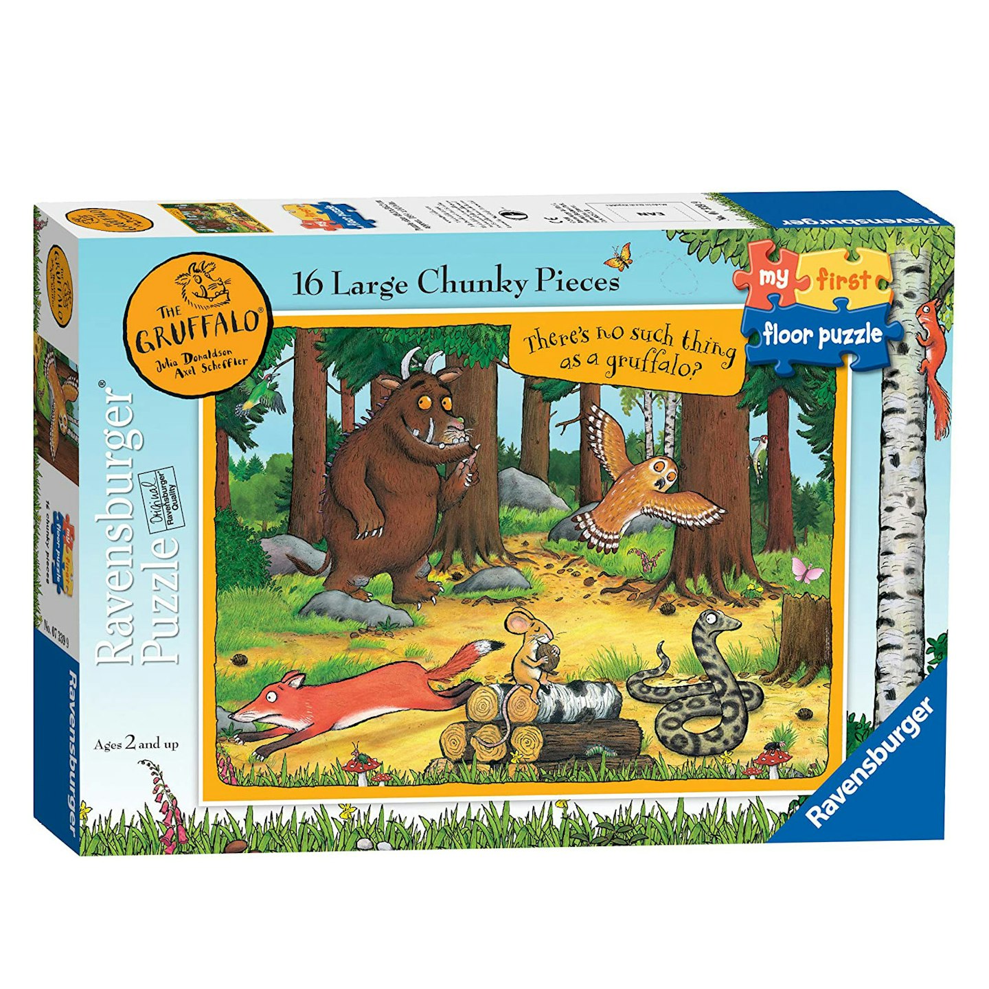 Ravensburger My First Floor Puzzle - The Gruffalo, 16 Piece Jigsaw Puzzles