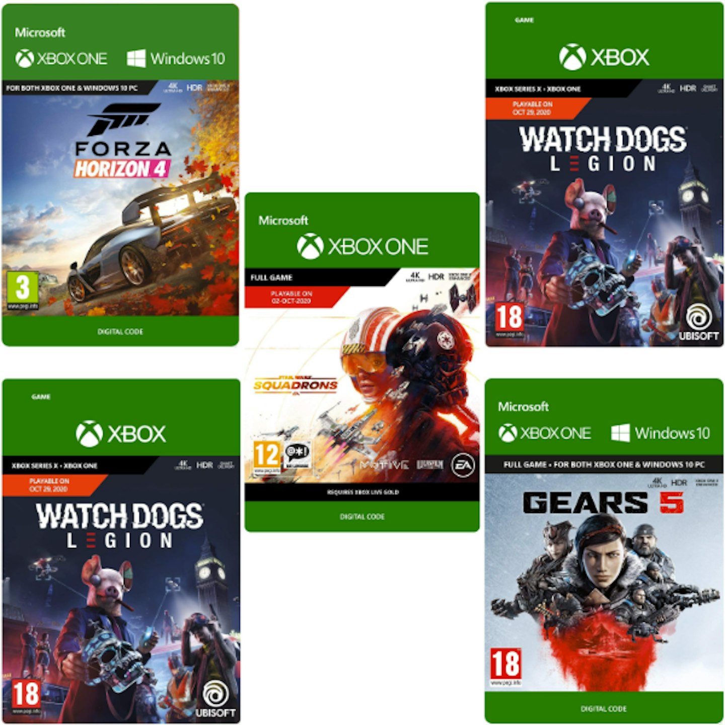 Up to 80% off Xbox Digital Games