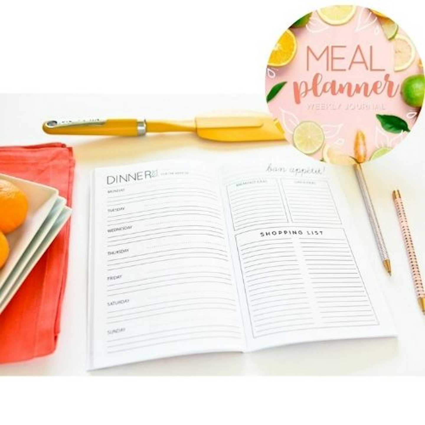 Pretty Simple Press Meal Planner