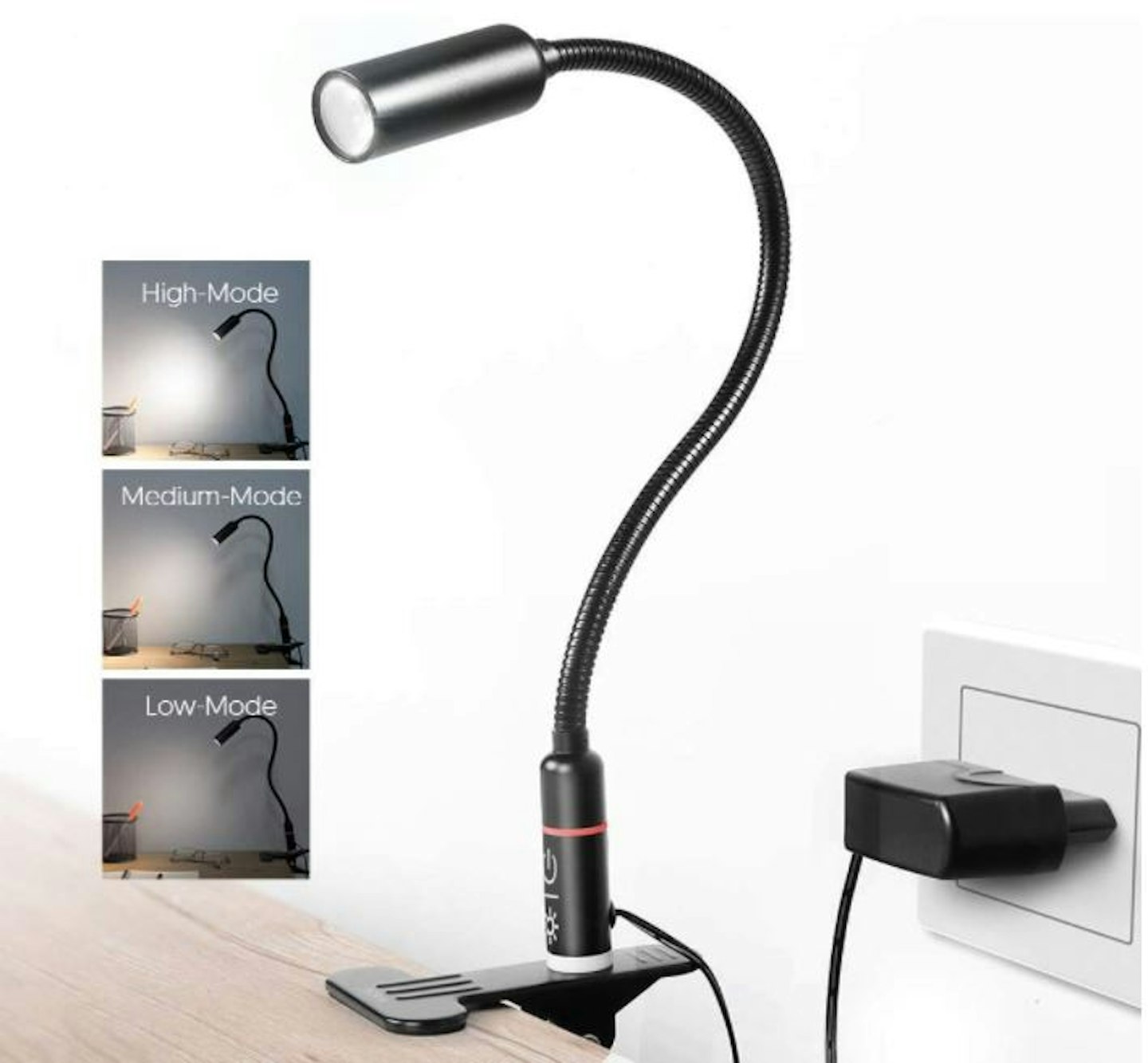 Reading Light LED Clip on Lamp Desk Clamp Lamp