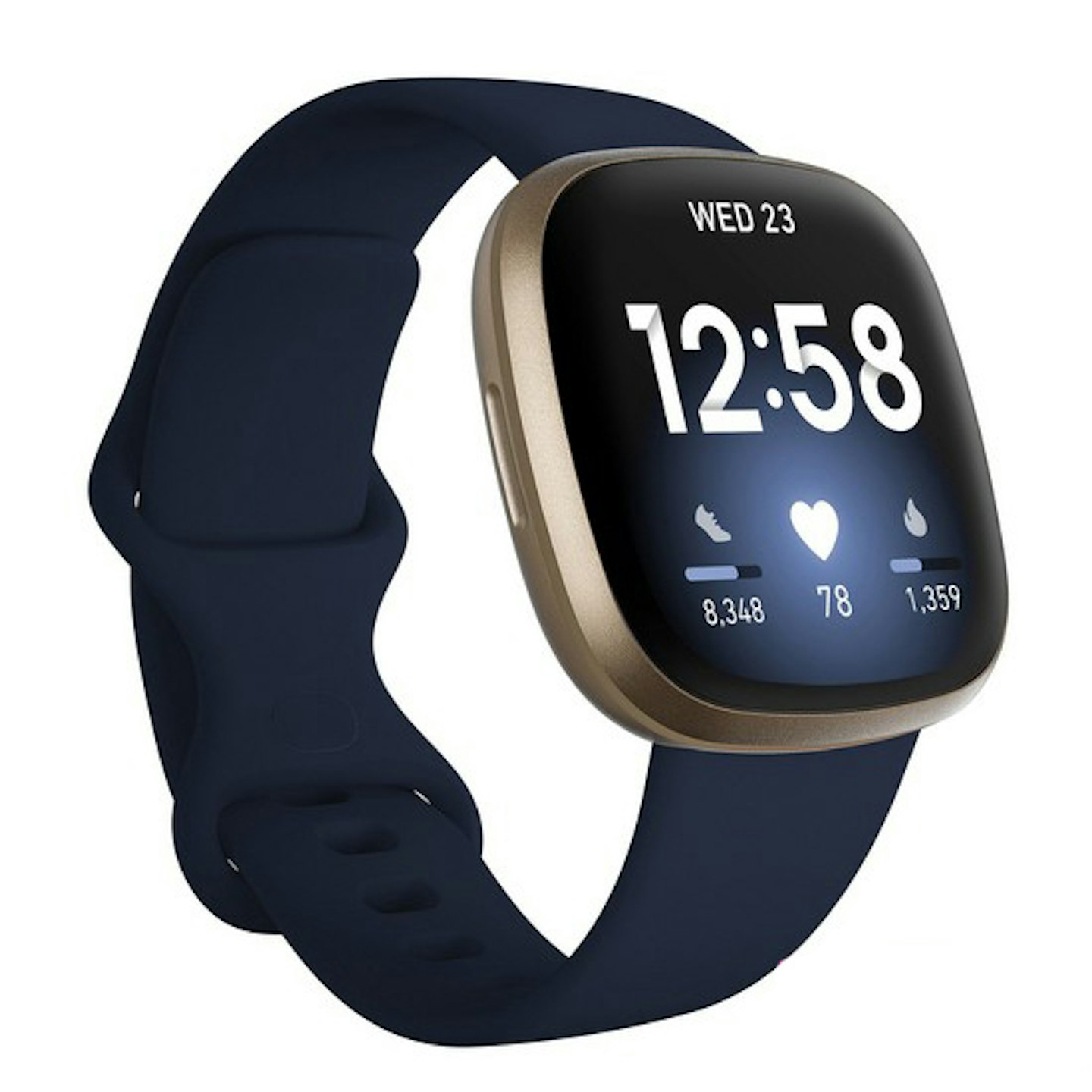 Fitbit Versa 3 - Midnight/Soft Gold