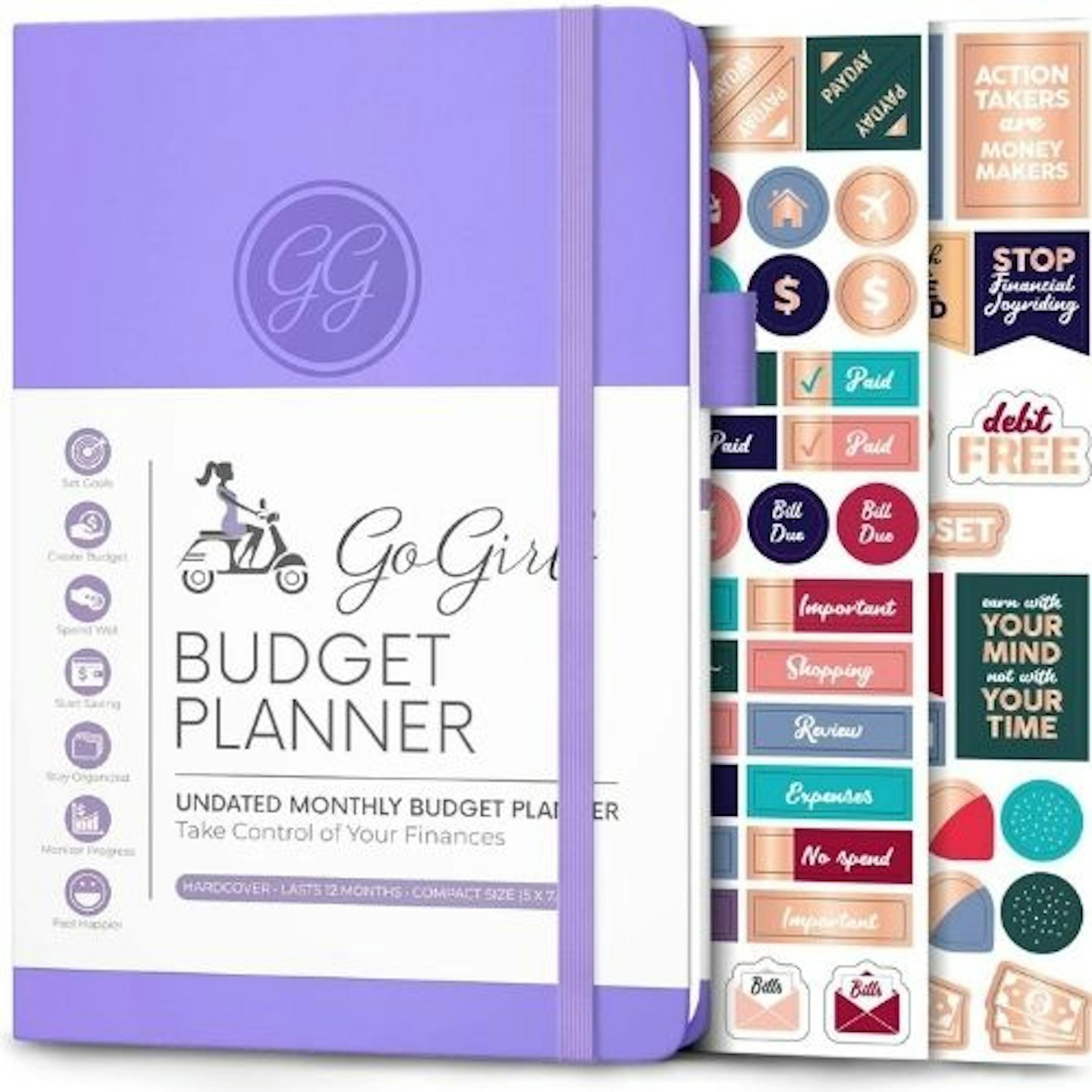 lilac gogirl budget planner