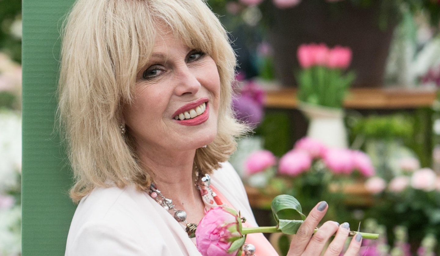 Joanna Lumley at the RHS Chelsea Flower