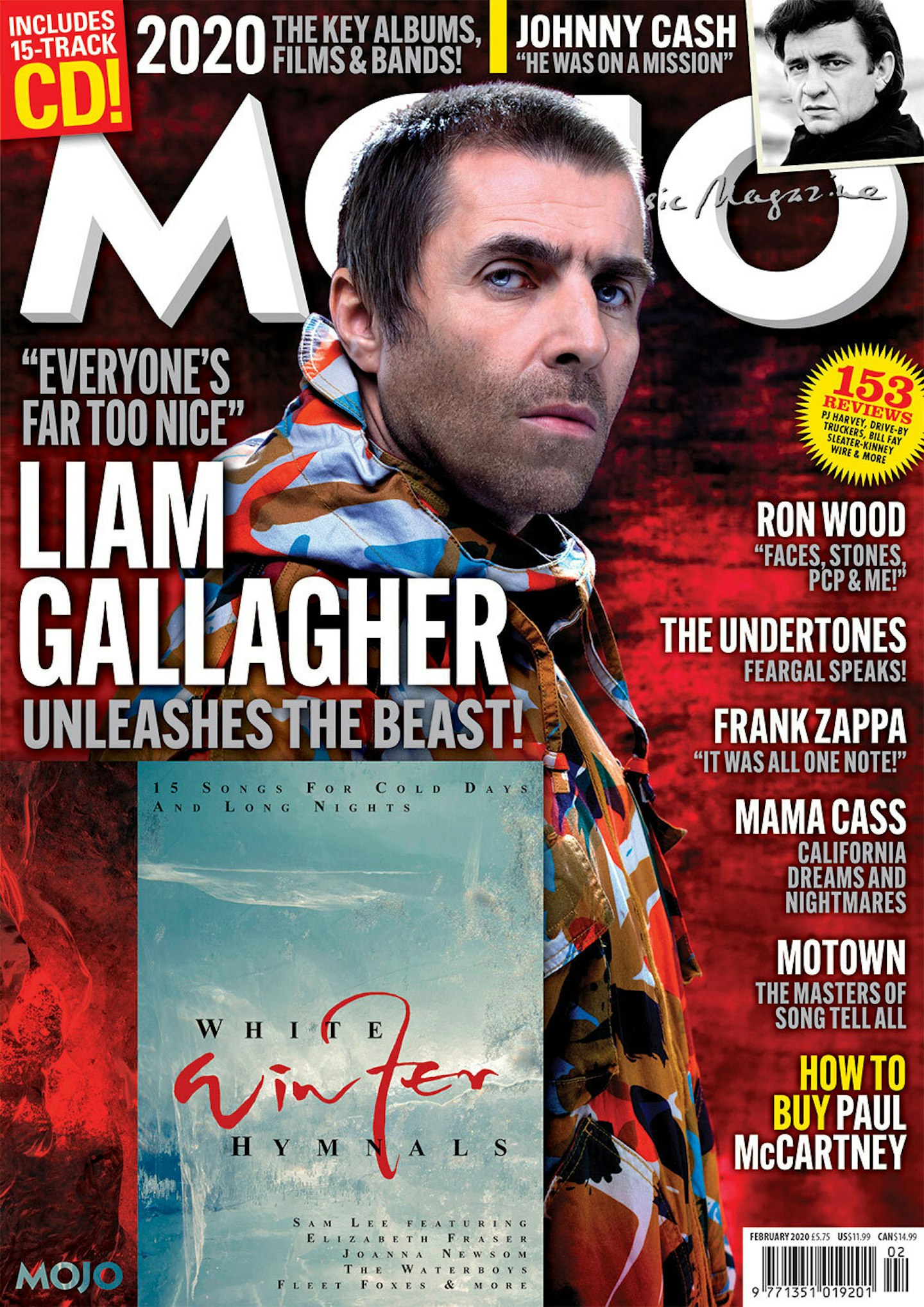 MOJO 315 – February 2020: Liam Gallagher / Johnny Cash