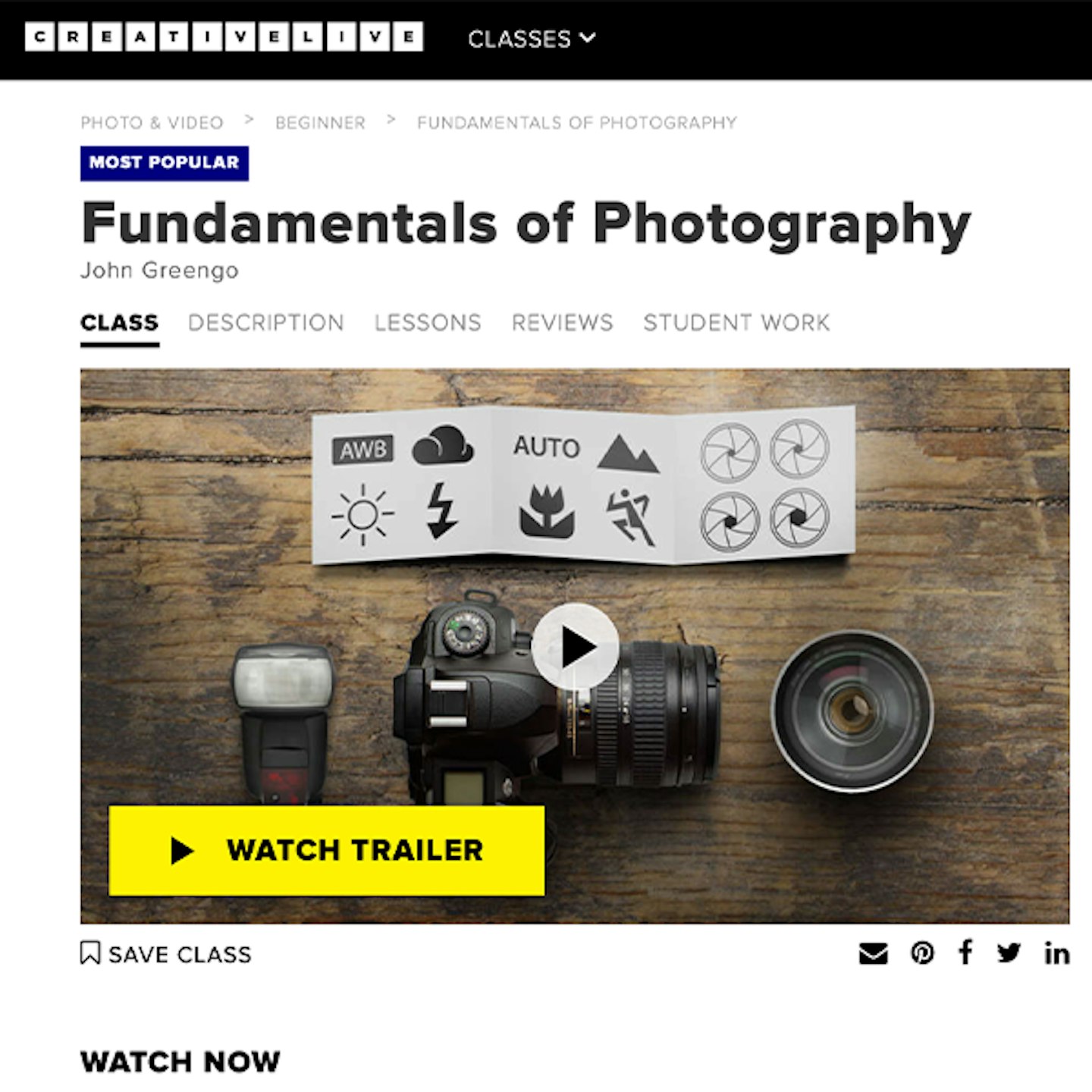 Creative Live - Fundamentals of Photography