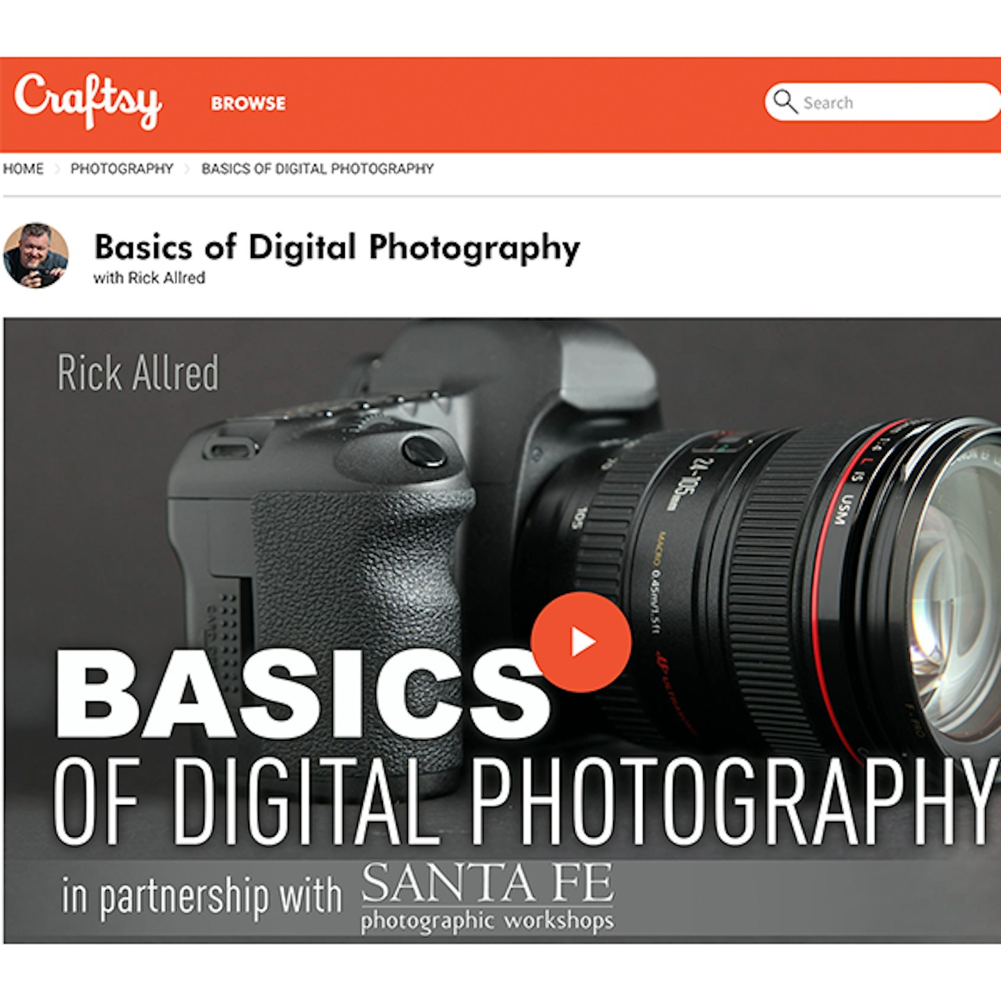 Craftsy - Basics of Digital Photography