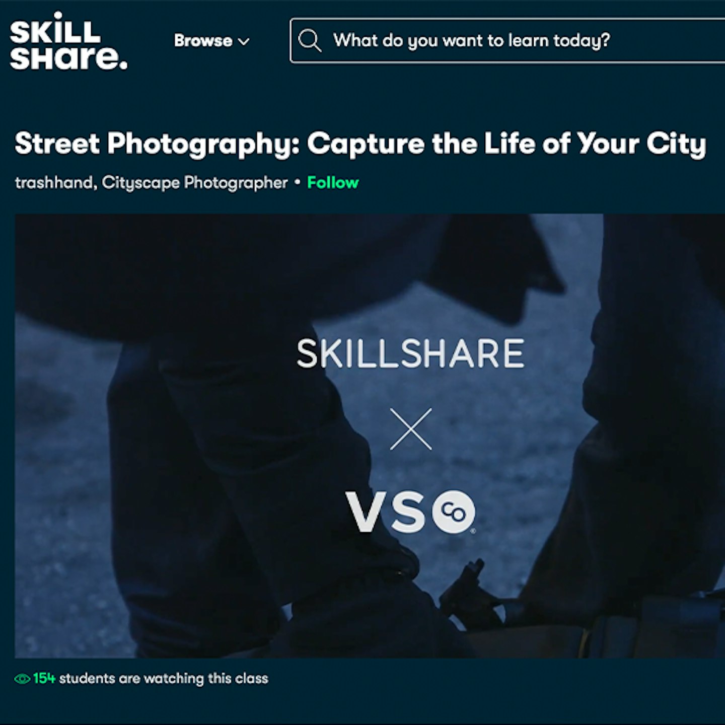 Trashhand and VSCO Street Photography - Skillshare