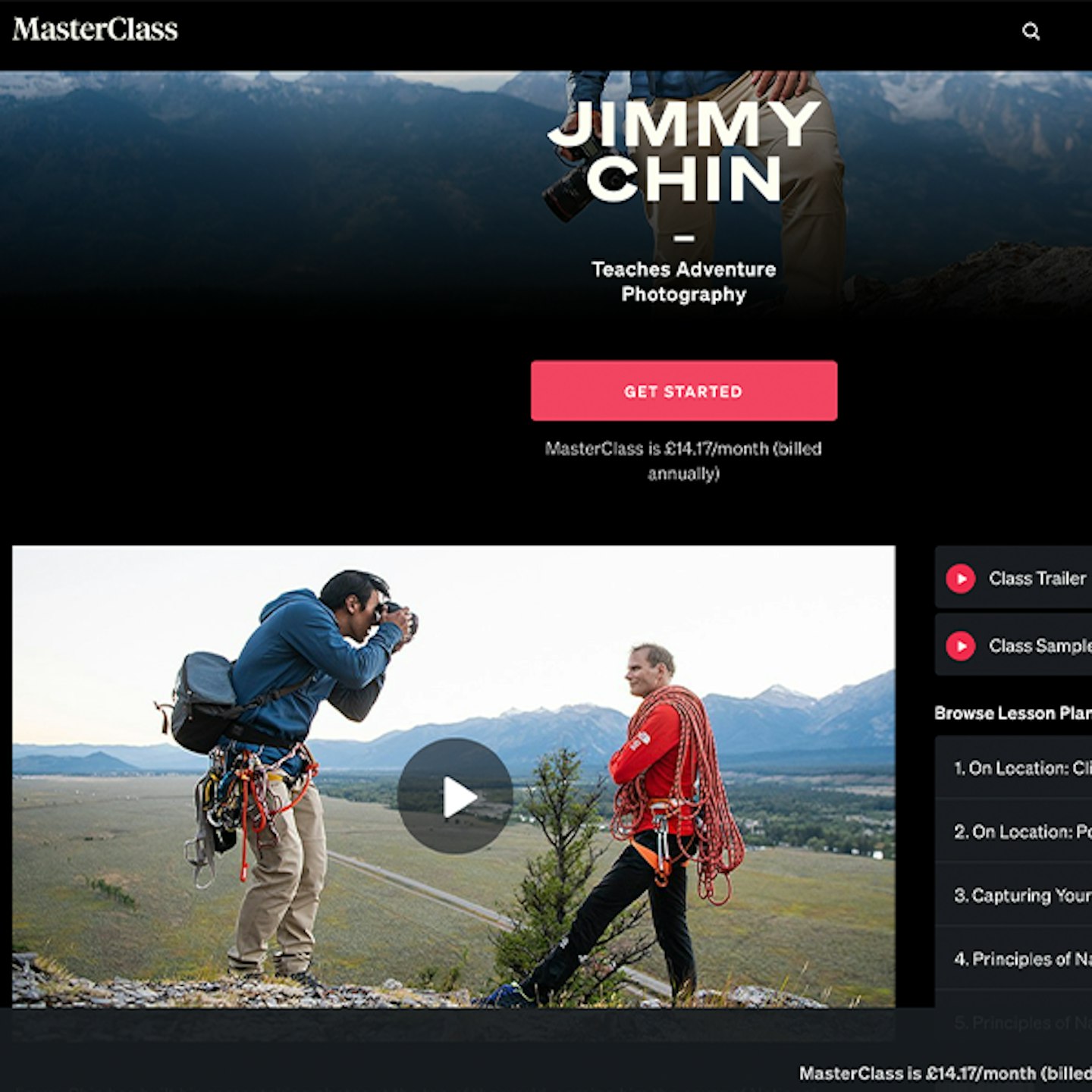 Jimmy Chin Adventure Photography - Masterclass