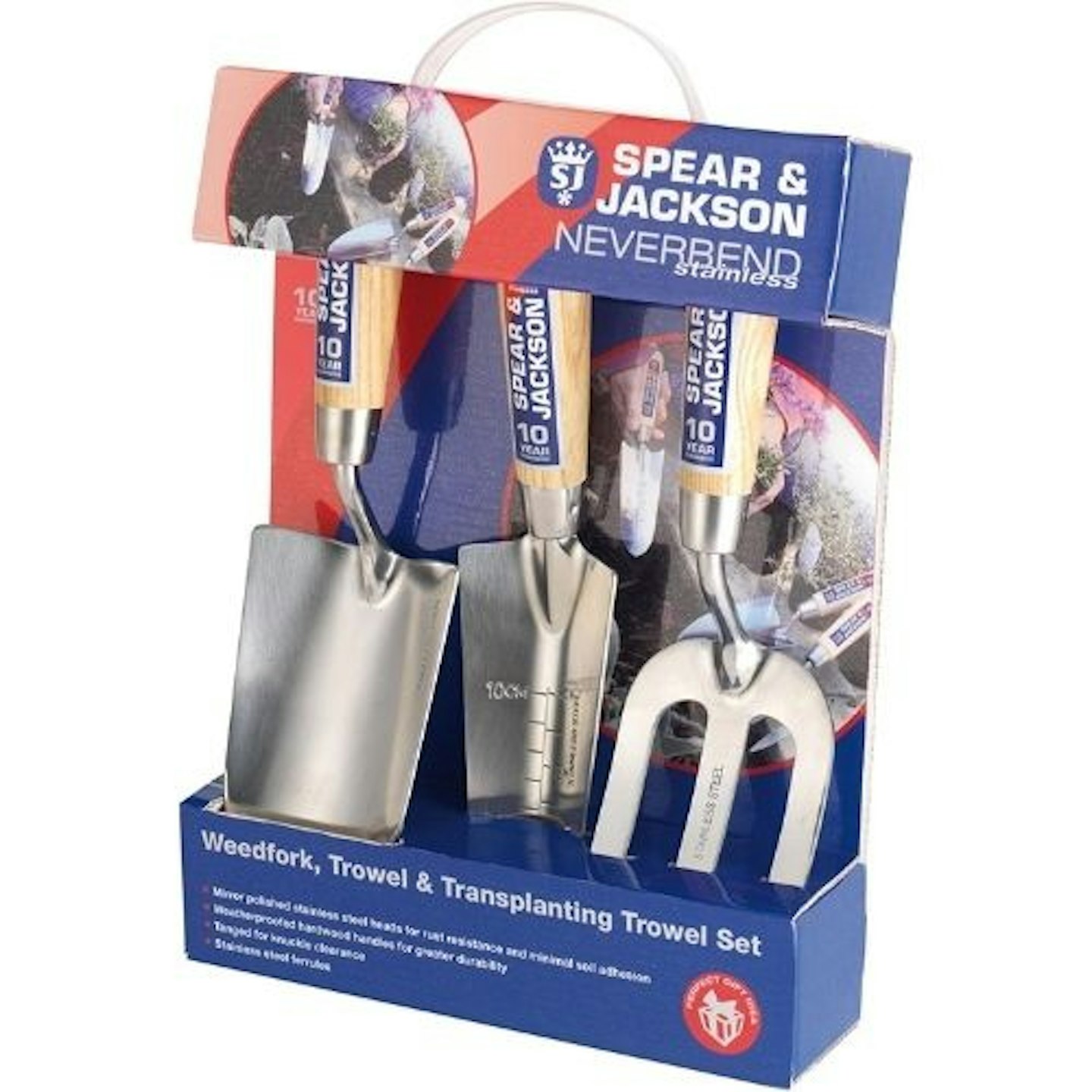 Spear and Jackson Neverbend Stainless Hand Tool Gift Set