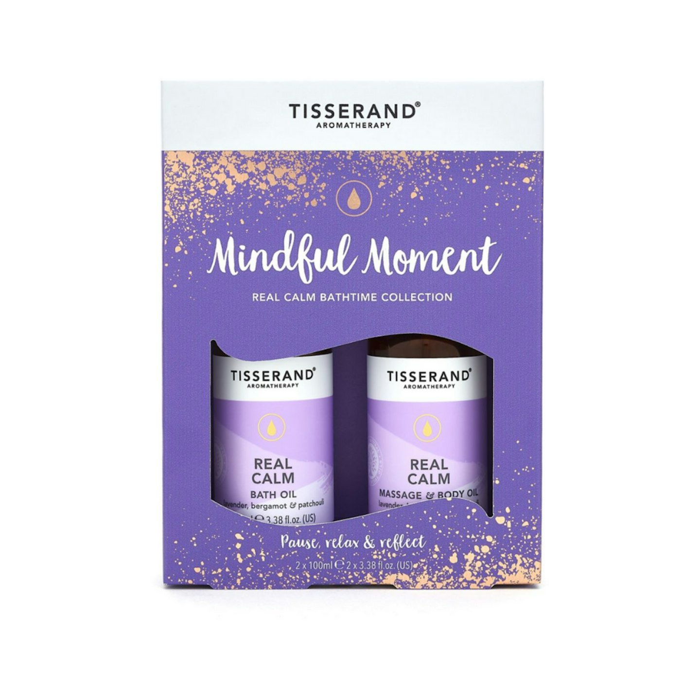 Tisserand Aromatherapy Mindful Moment Real Calm Bathtime Collection