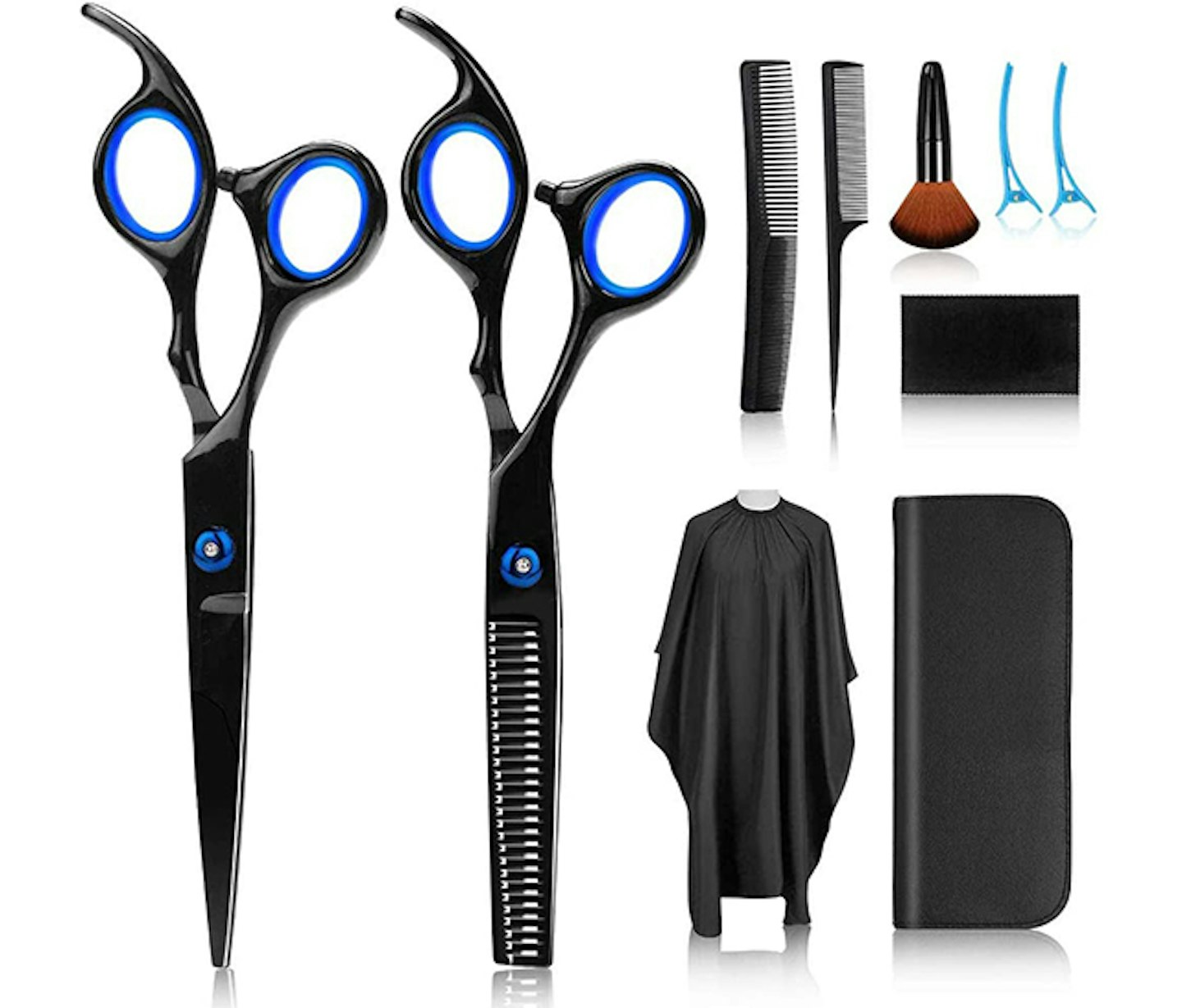 10Pcs Hair Cutting Scissors Kit
