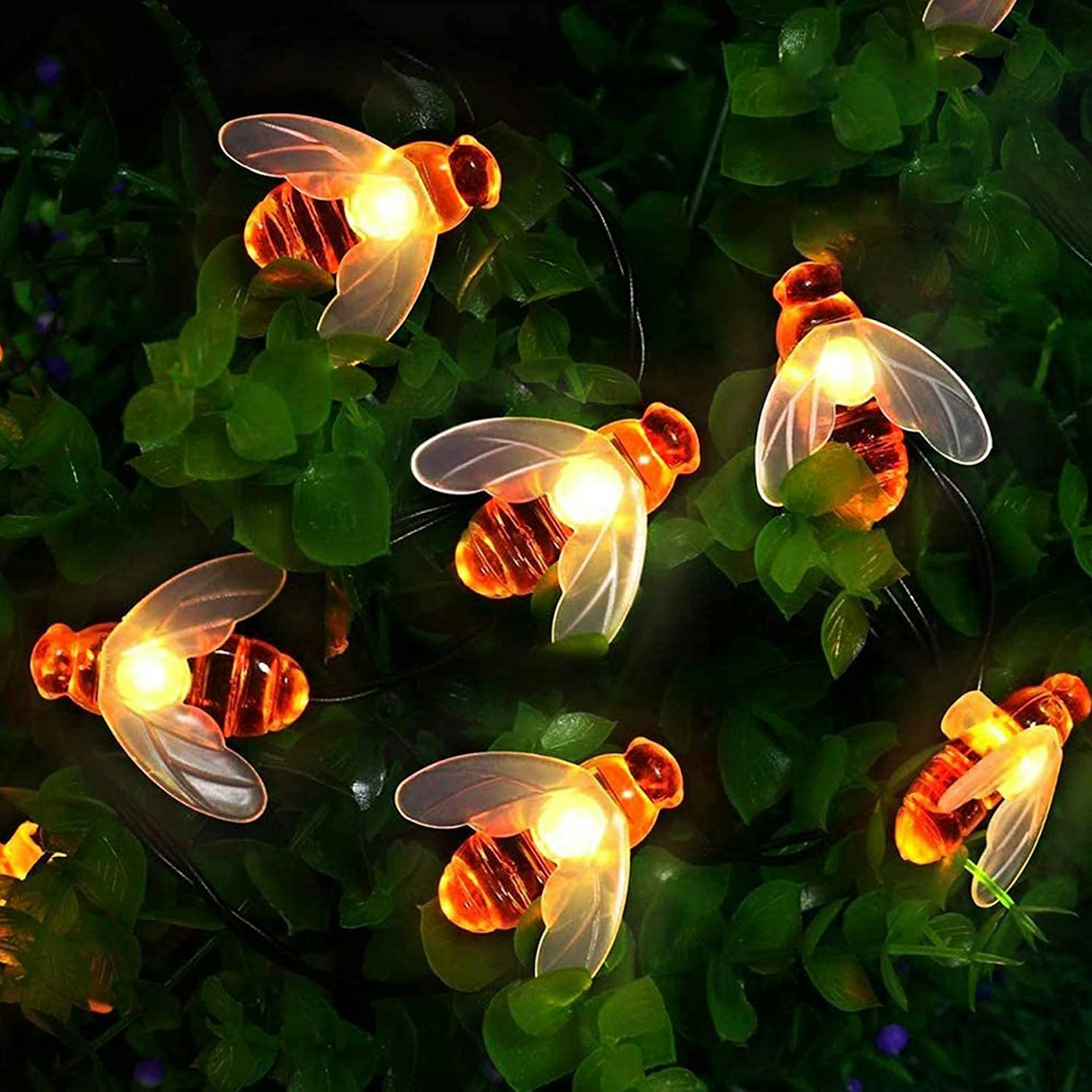 Honey bee fairy string lights