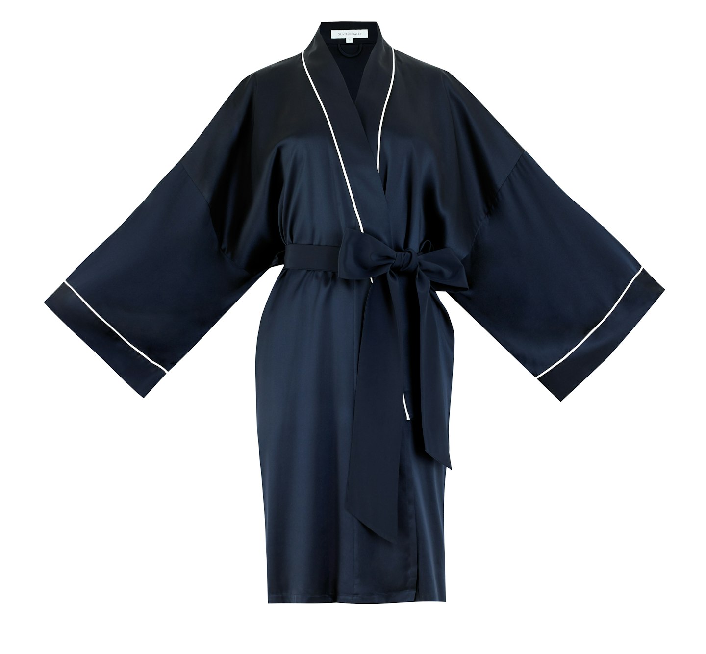 Olivia Von Halle, Mimi Navy Short-Length Kimono, £450
