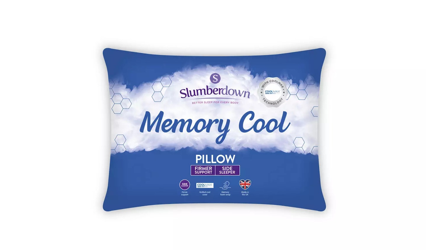 Best cooling pillows:  Slumberdown Cool Max Memory Support Firm Pillow