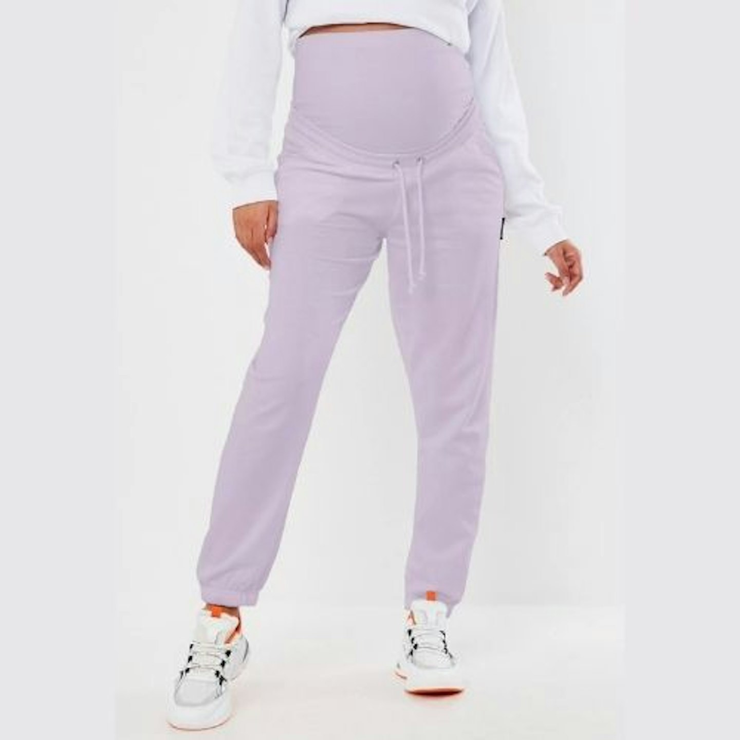 Missguided Lilac Maternity joggers