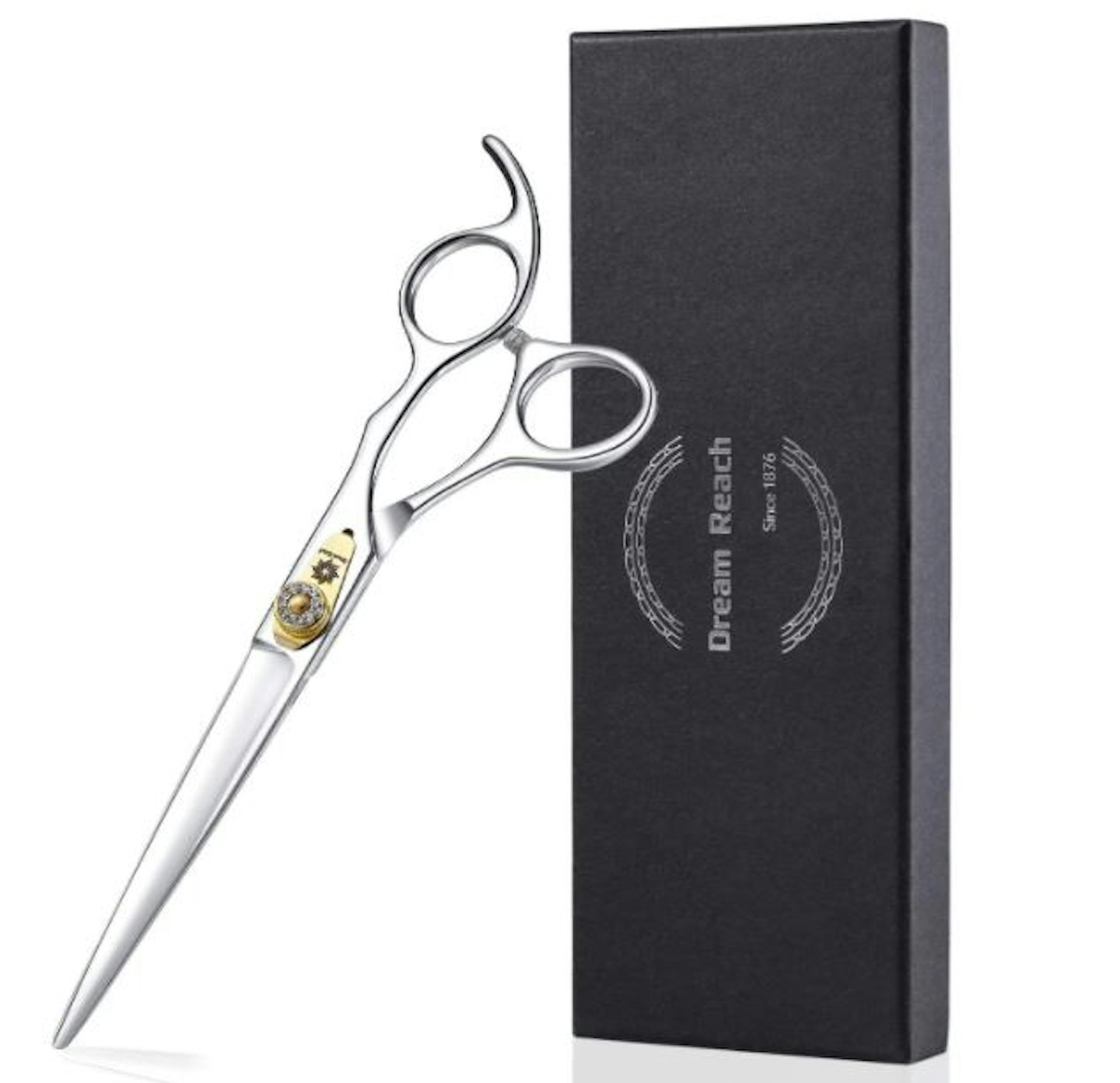 Dream Reach Professional 7" Dog Grooming Scissors Straight in JP-440C Stainless Steel