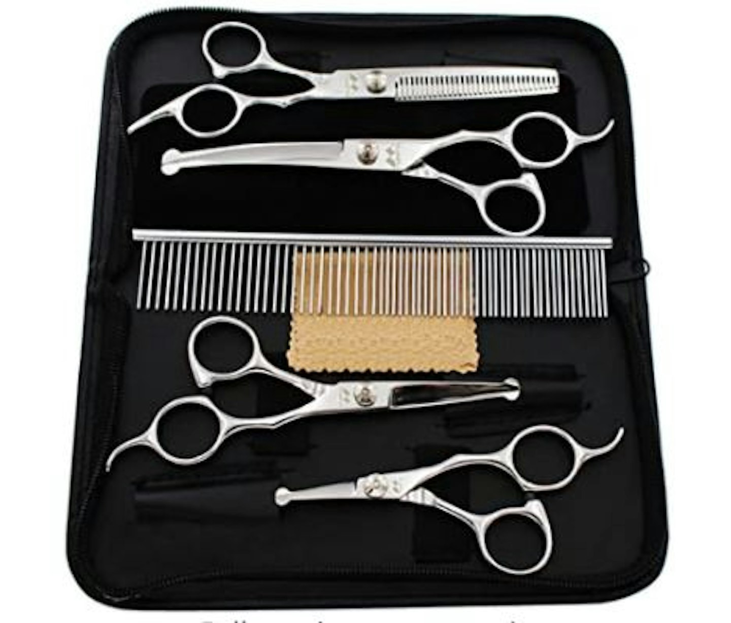 iSeaFly Dog Grooming Kit with Round Tip - Set of 5